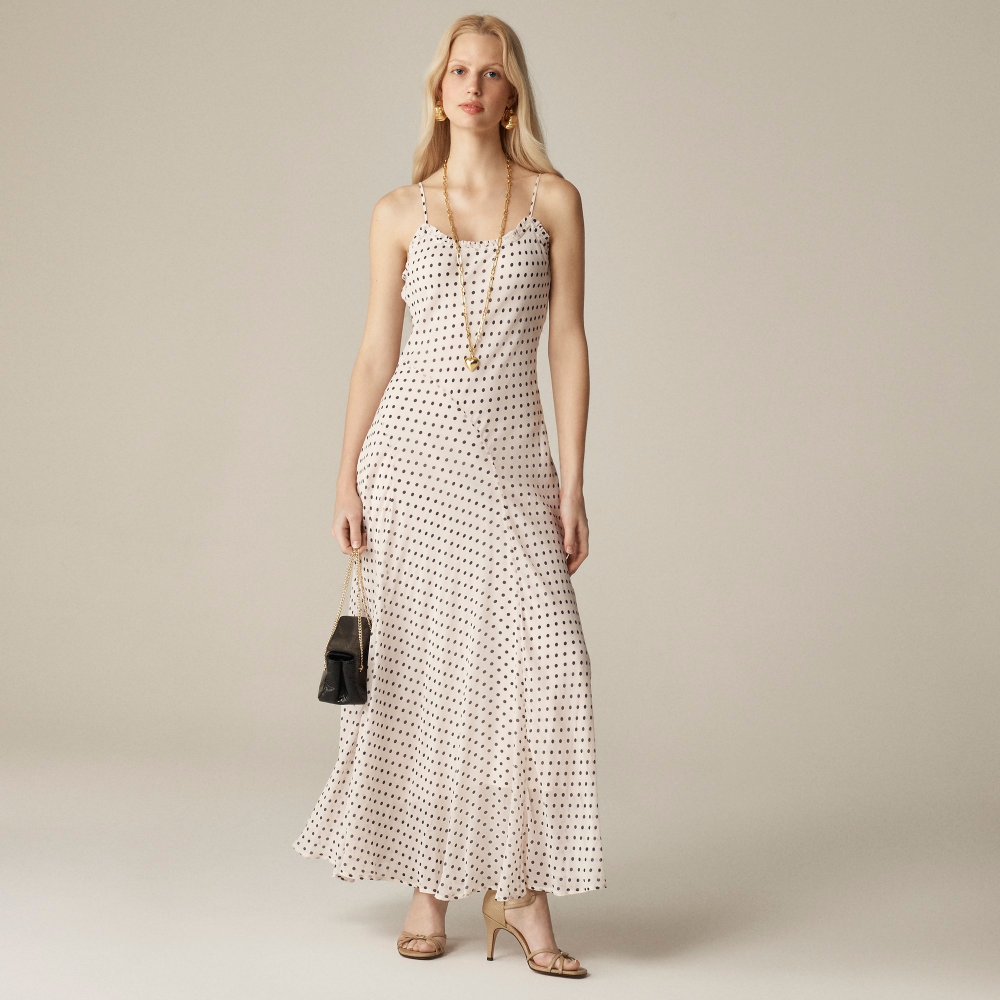 womens Collection maxi slip dress in chiffon