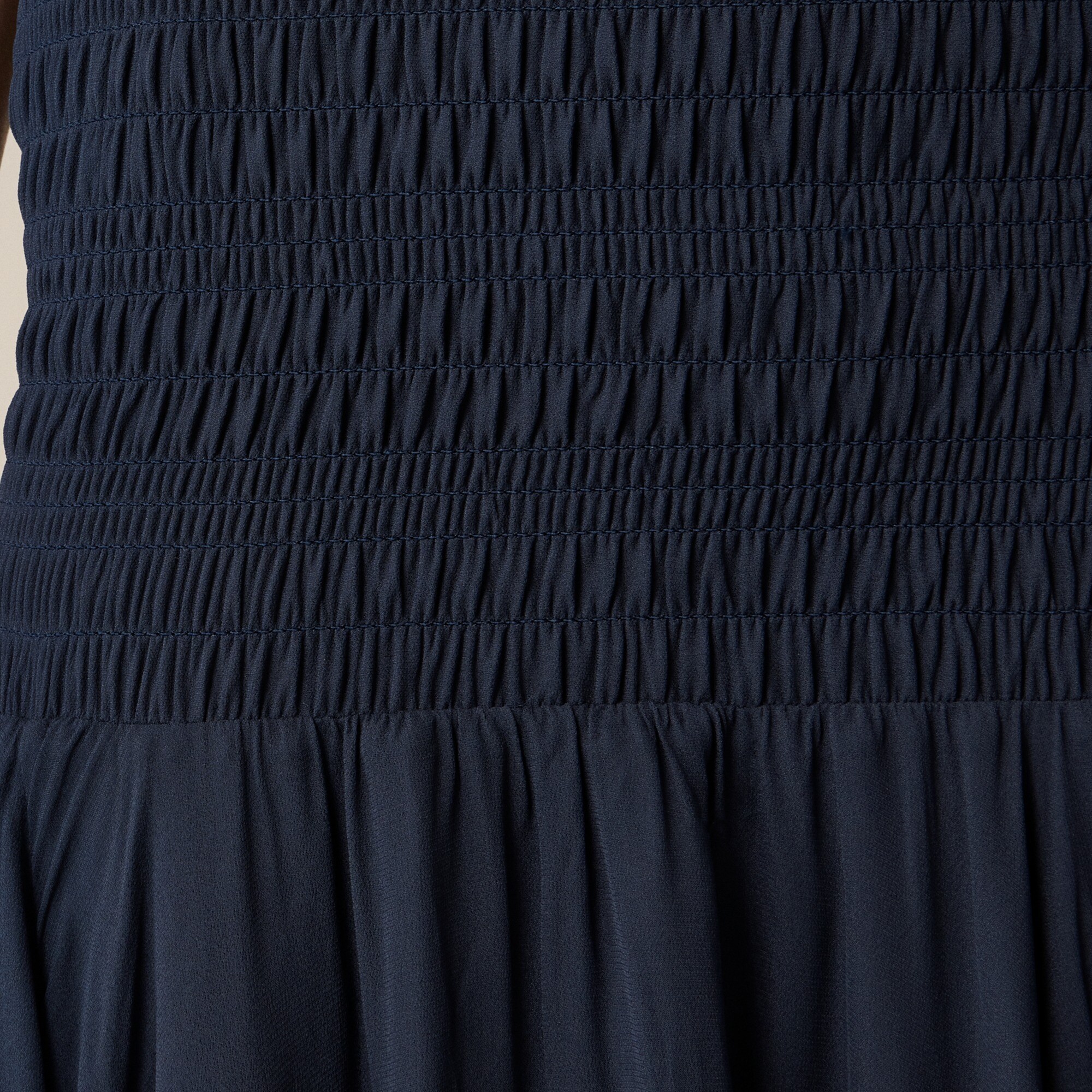 Collection smocked chiffon dress