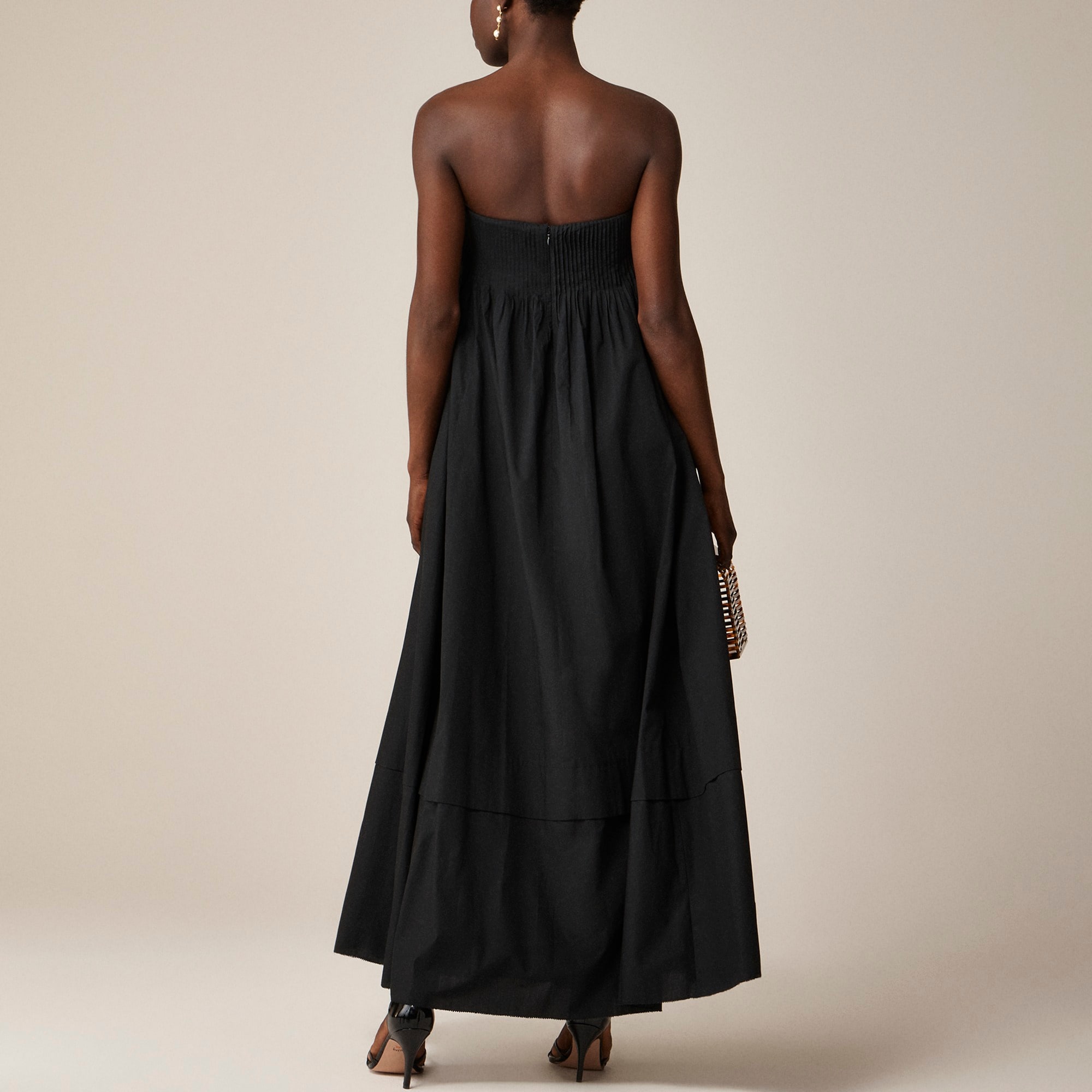 Collection strapless notched maxi dress