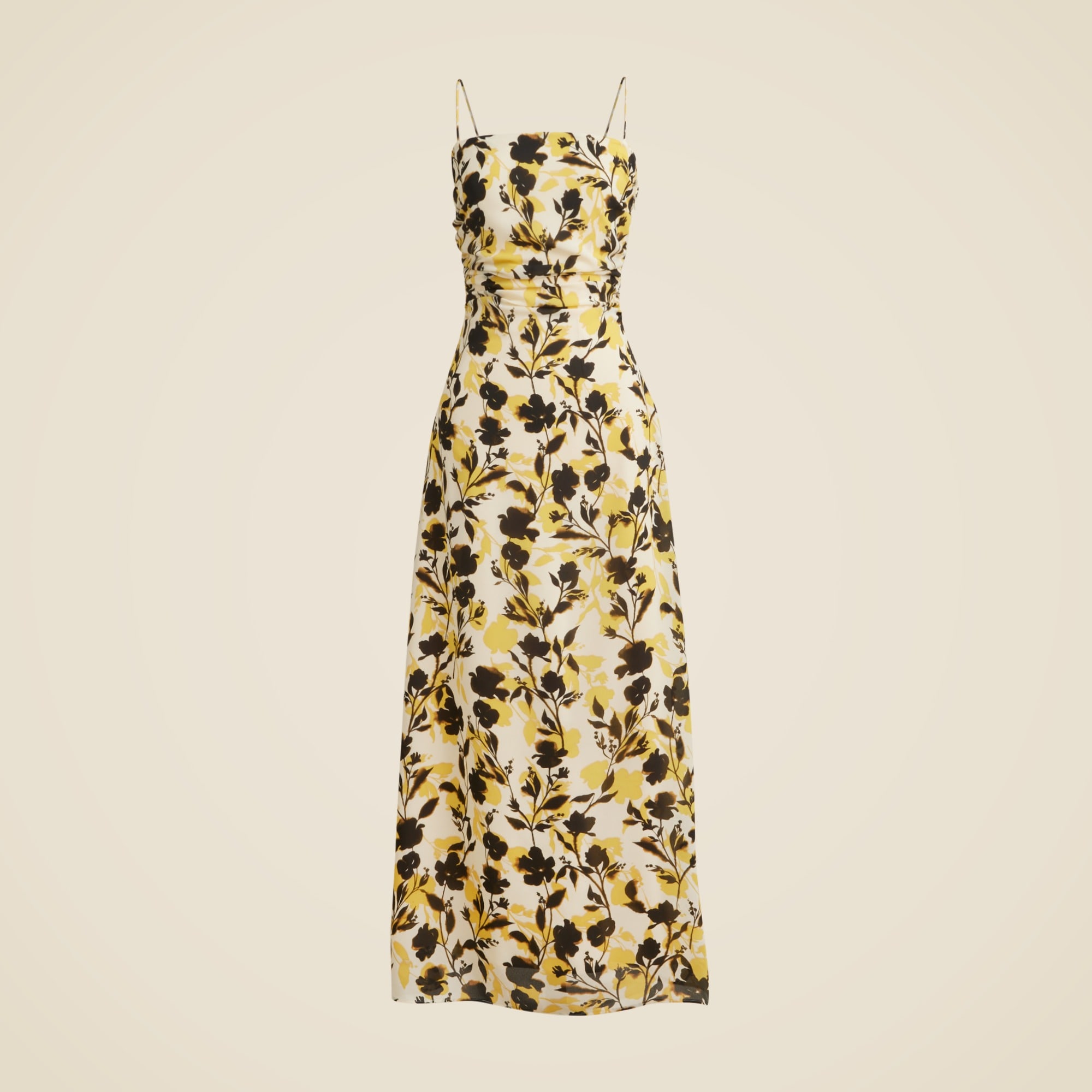 Collection ruched maxi dress in floral print