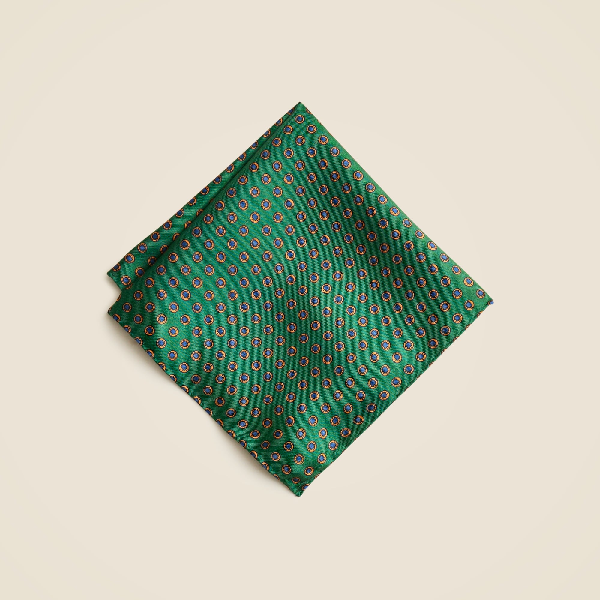 Italian silk twill pocket square
