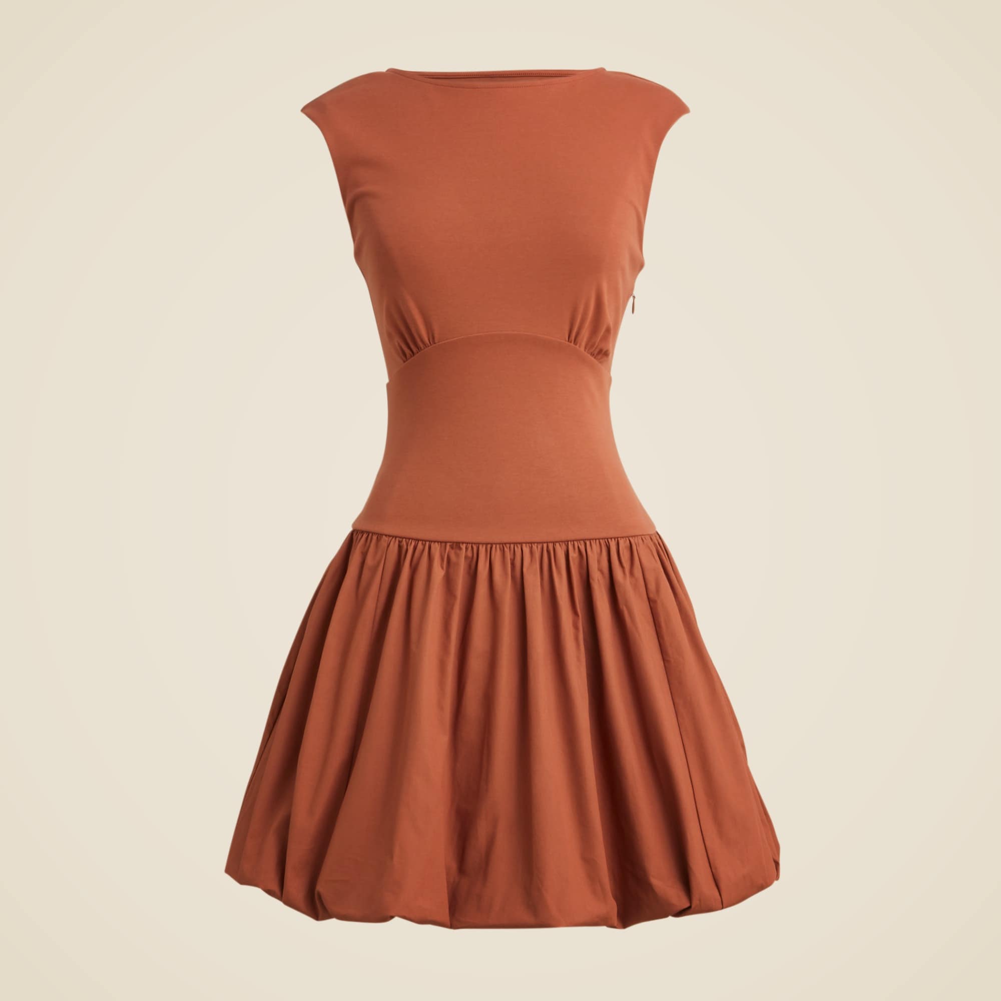 womens Bubble-hem mixy dress
