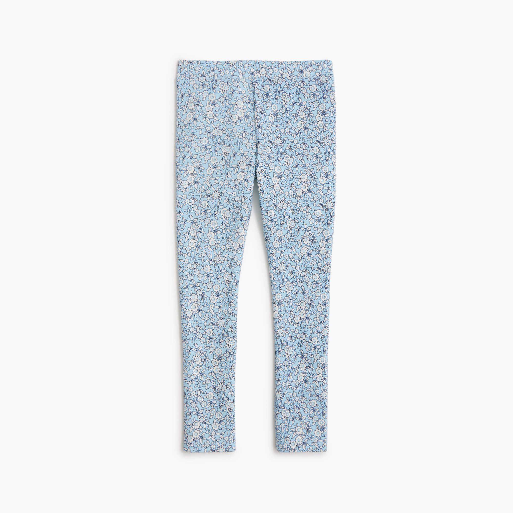 Girls' floral leggings