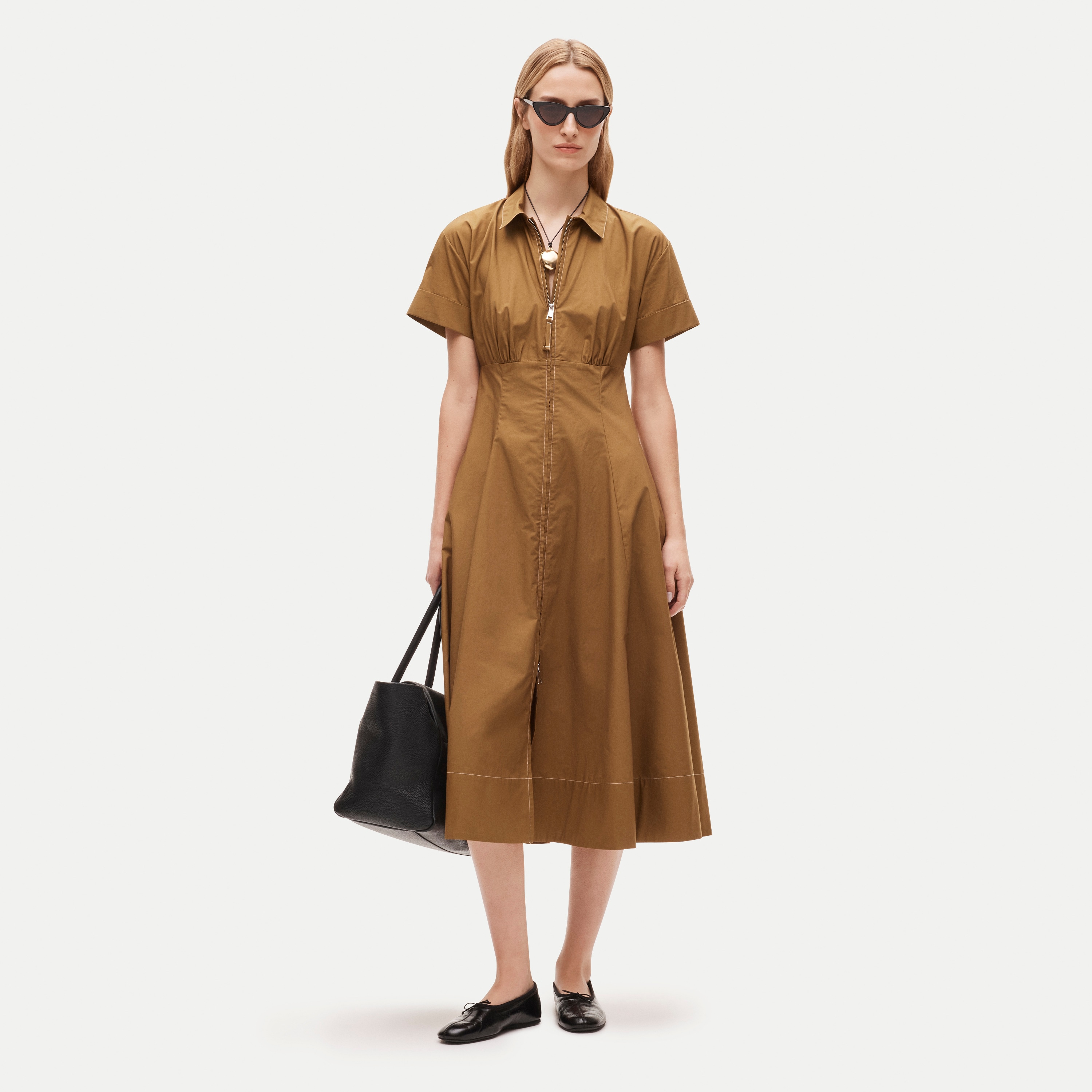 cotton shirt dresses Madeline Puff Sleeve Voile Maxi Dress Autumn Brushstroke and comfortable Women's Placed Iris Cotton Shirt