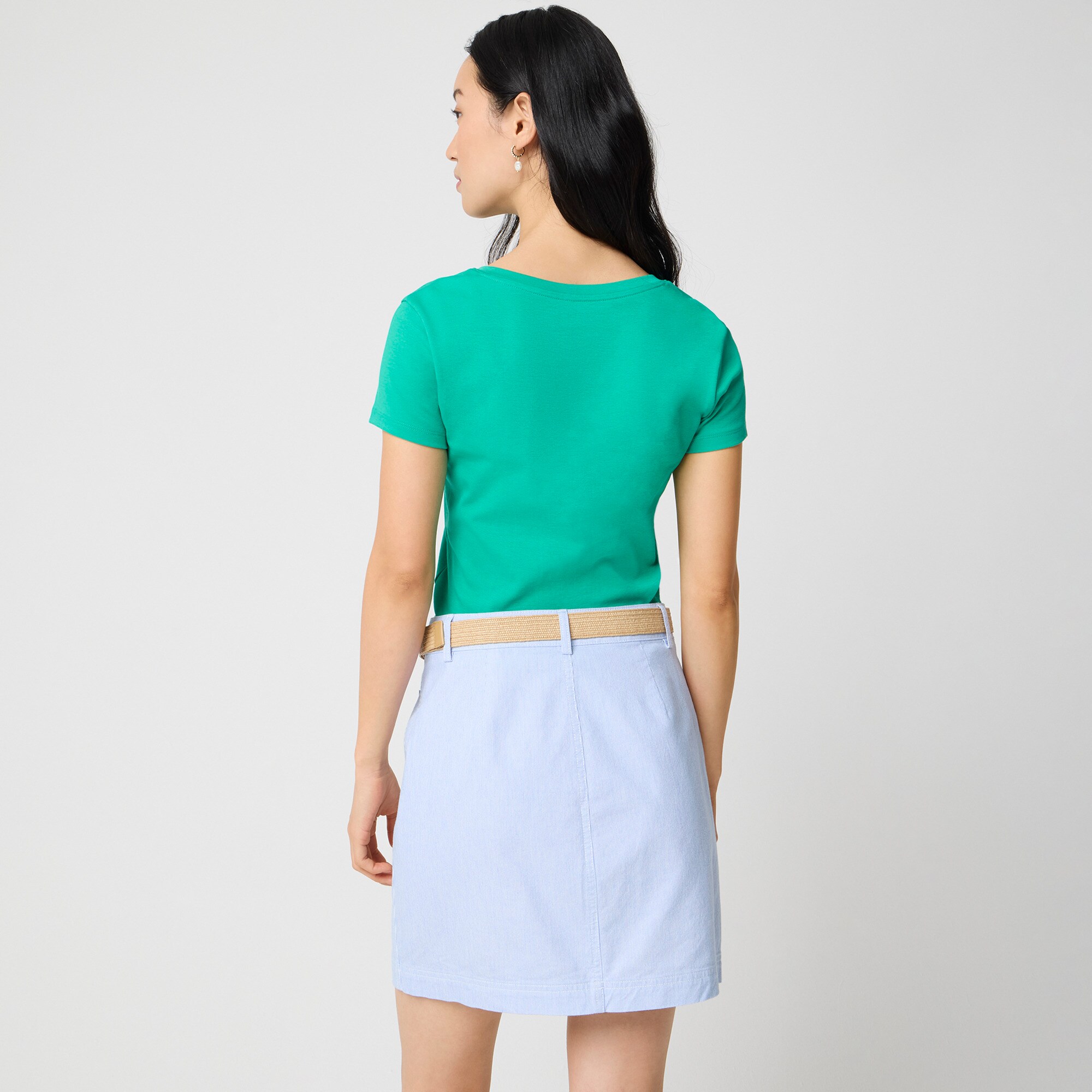 Lizzie patch-pocket mini skirt