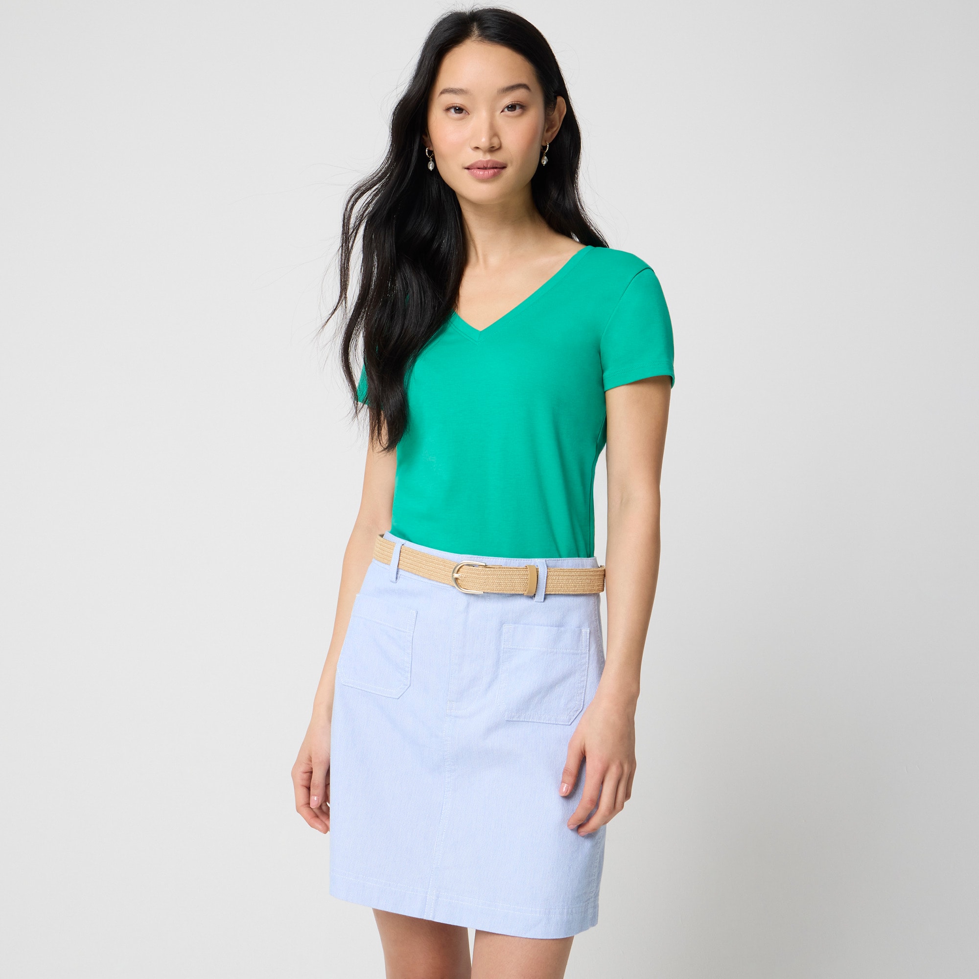 Lizzie Patch-pocket Mini Skirt For Women | Factory