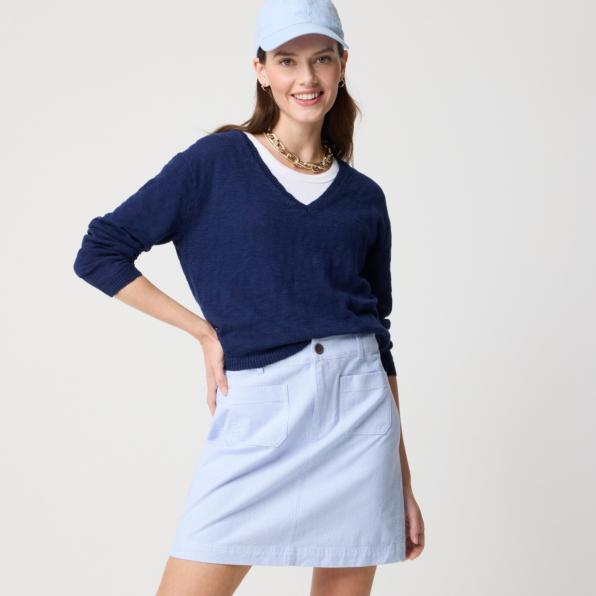 womens Lizzie patch-pocket mini skirt