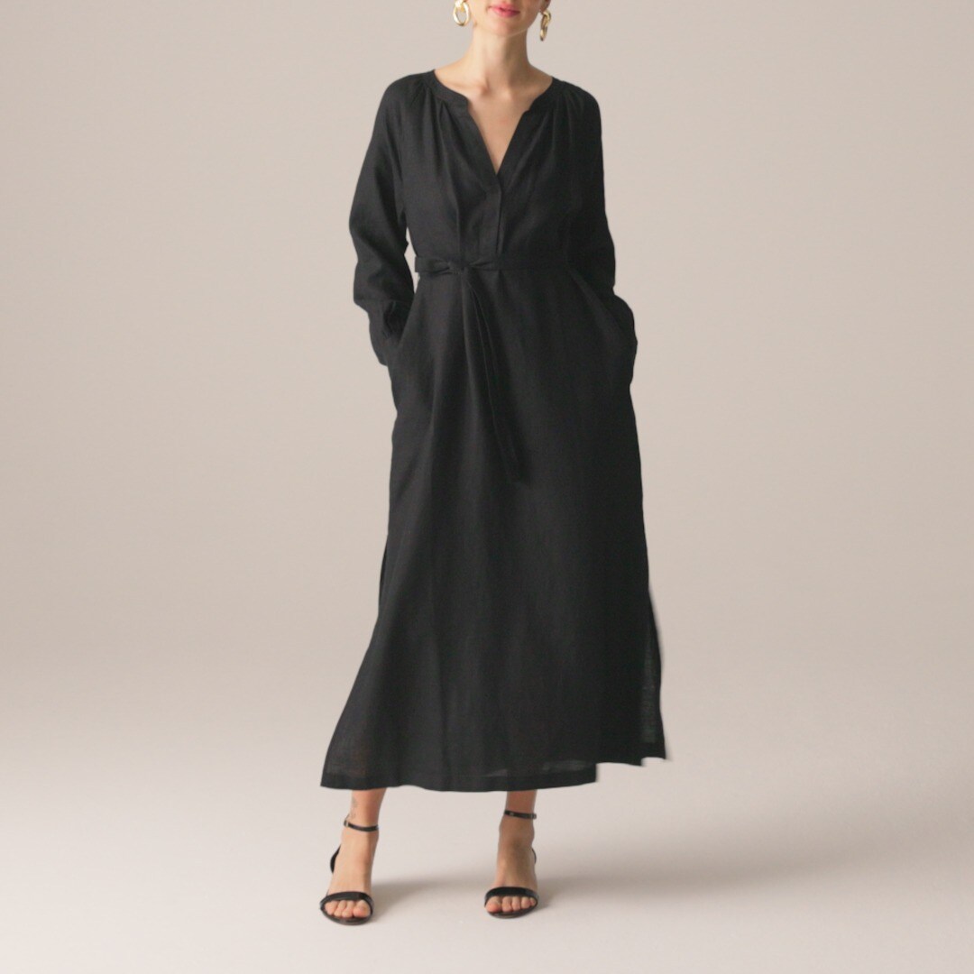 Cabana dress in linen