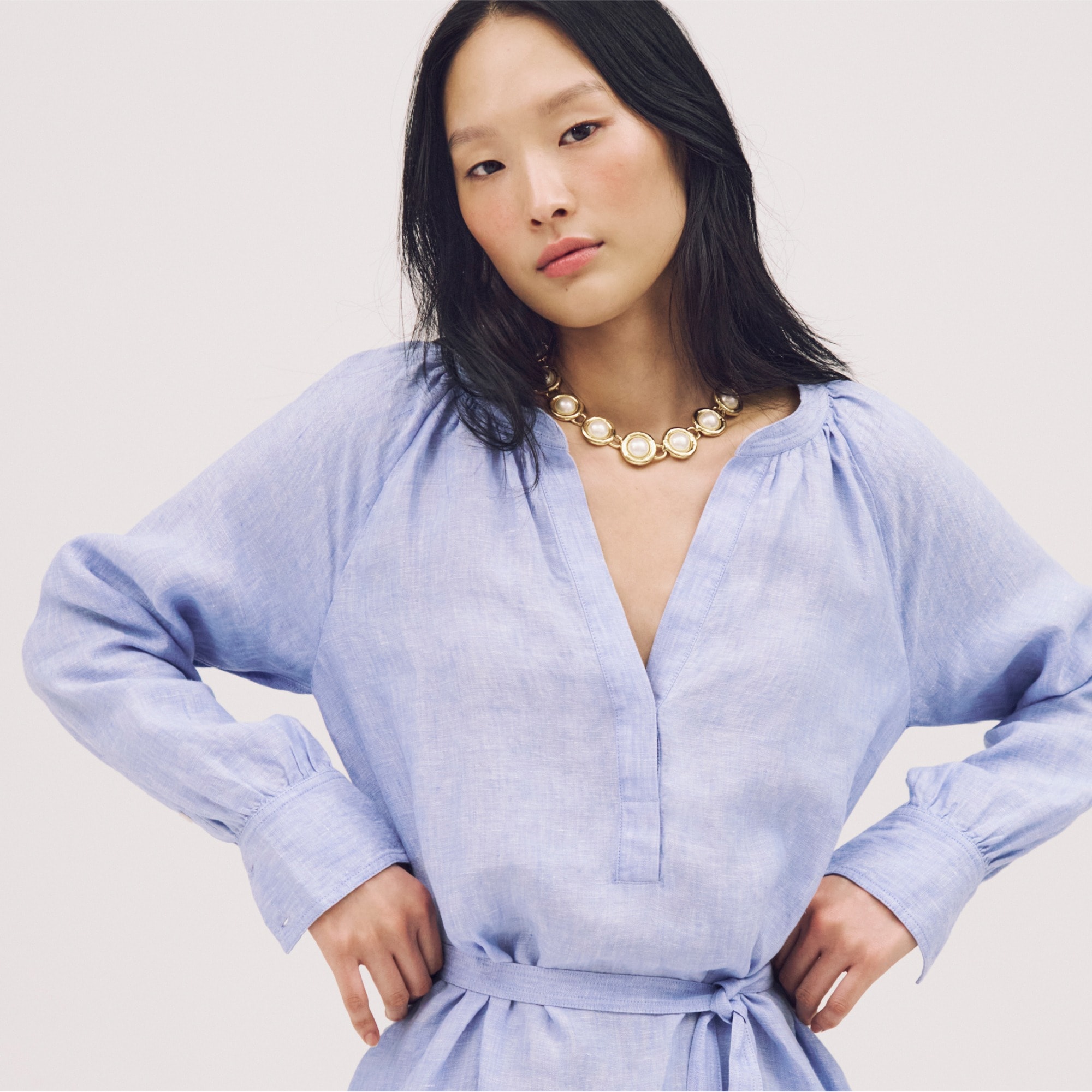 Cabana dress in linen