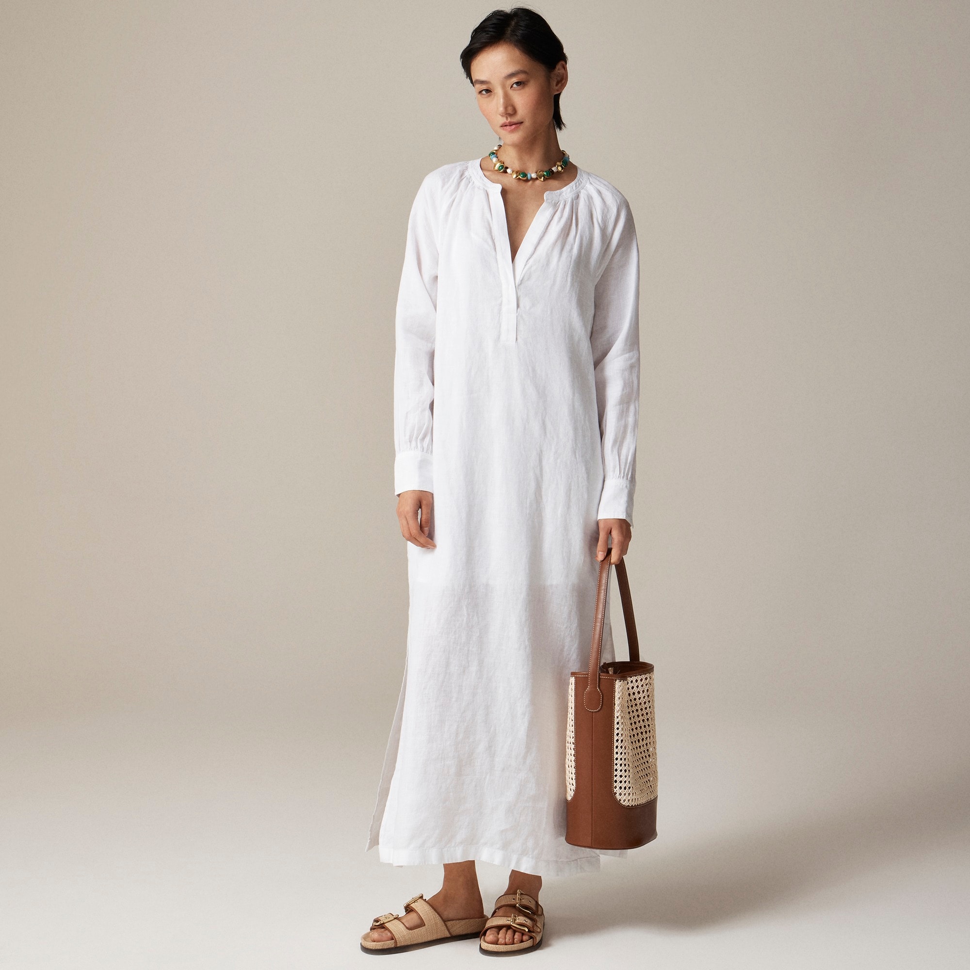 Cabana dress in linen