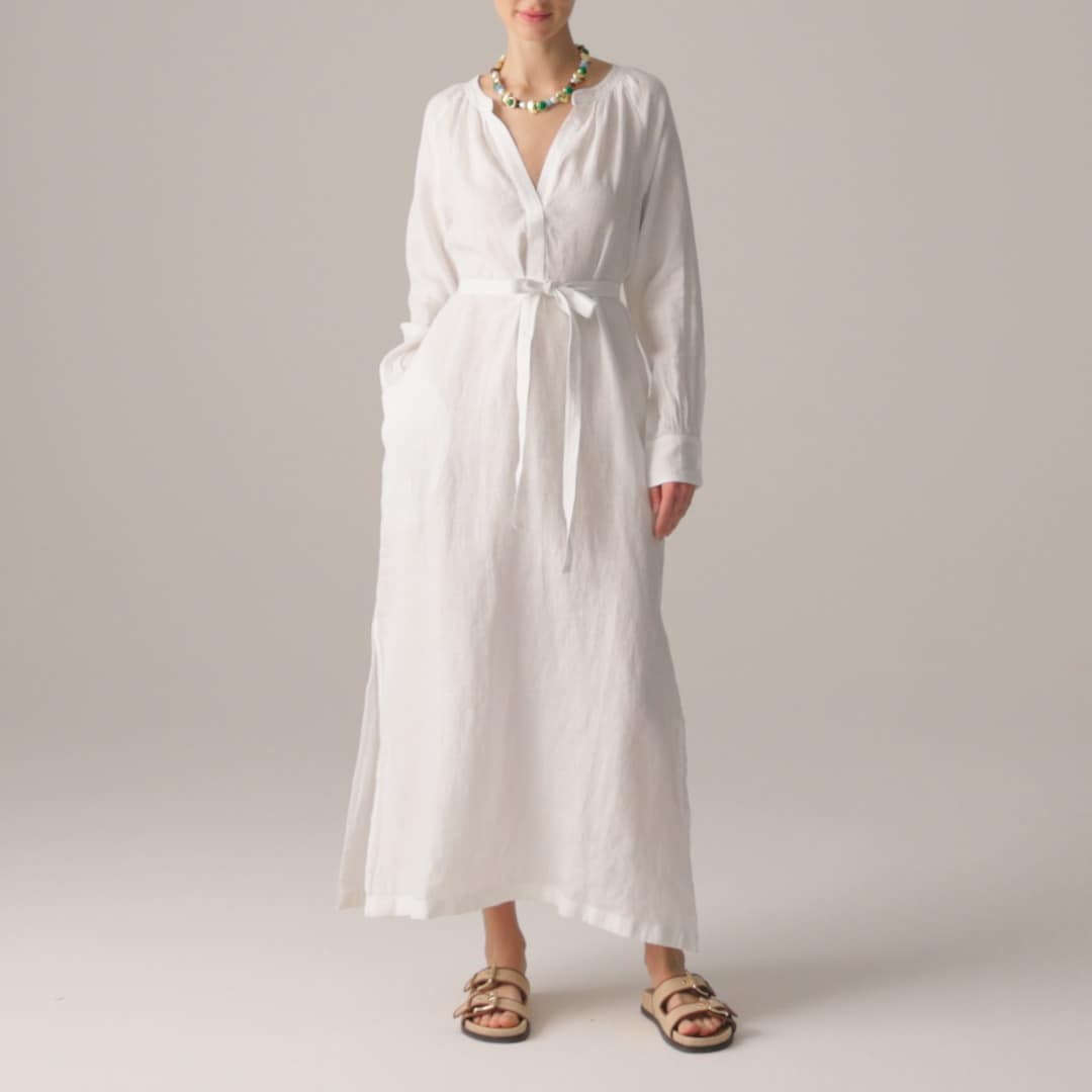 Cabana dress in linen