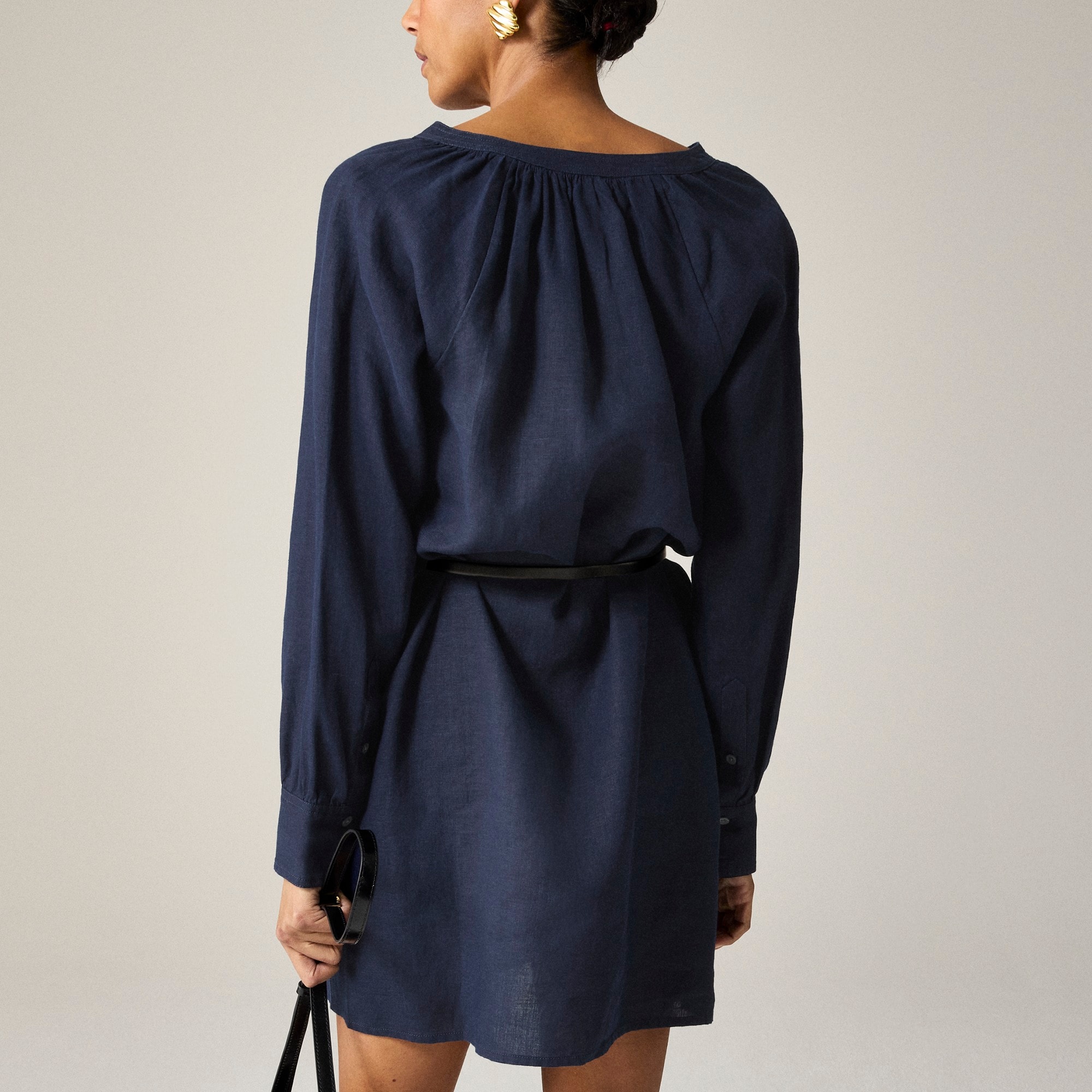 Cabana mini dress in linen