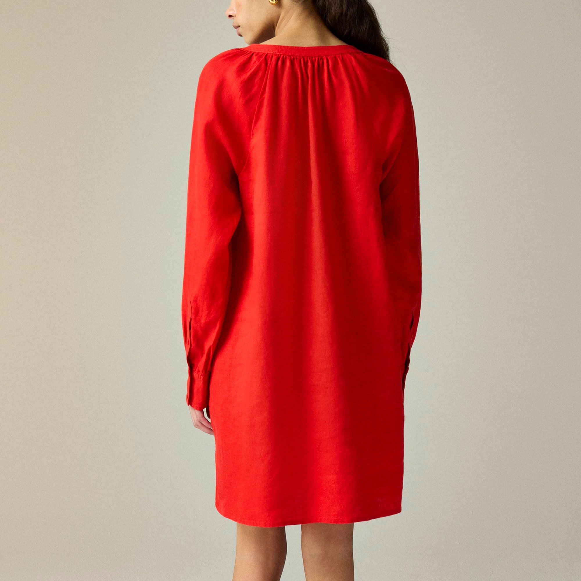 Cabana mini dress in linen