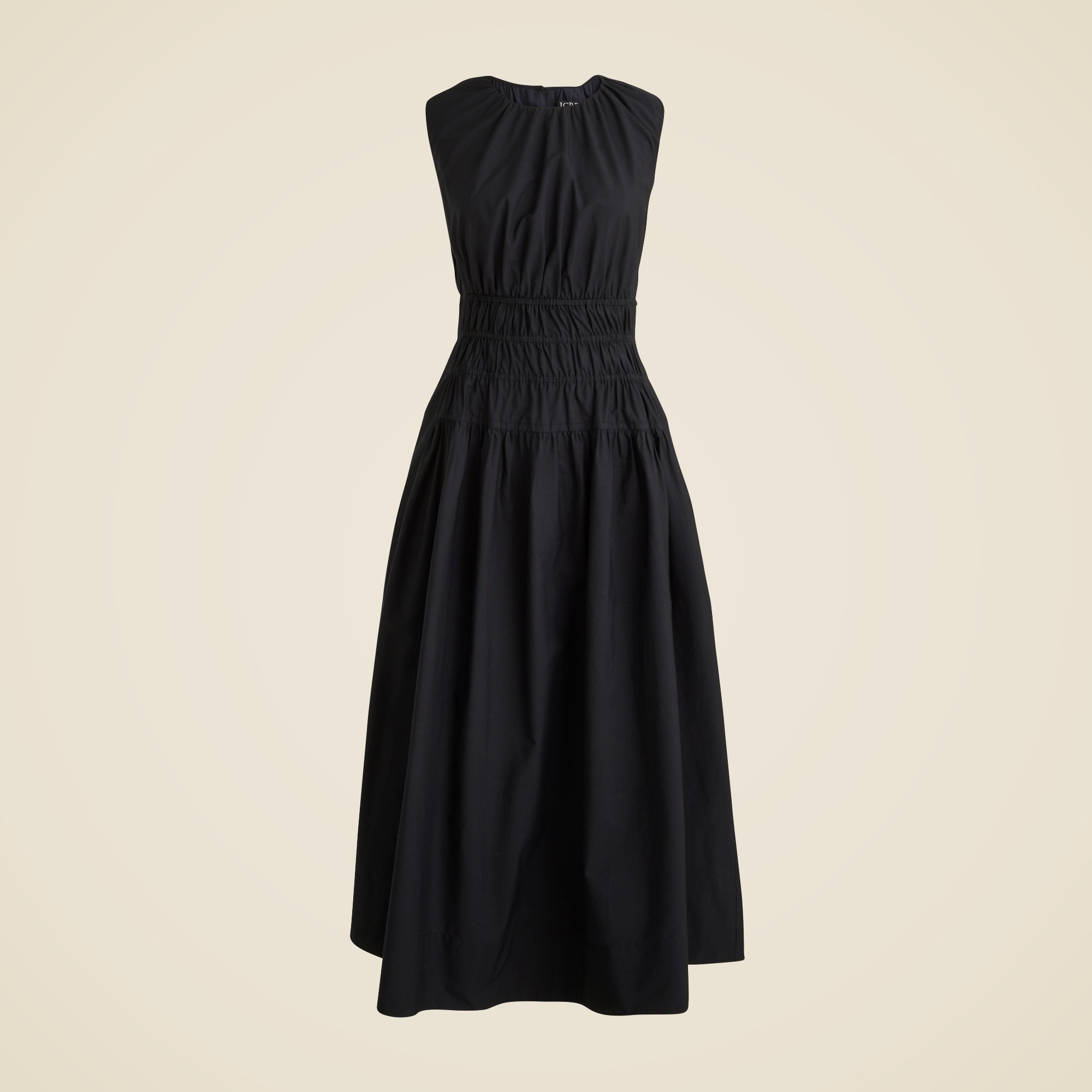 Onia air linen-blend smocked maxi dress