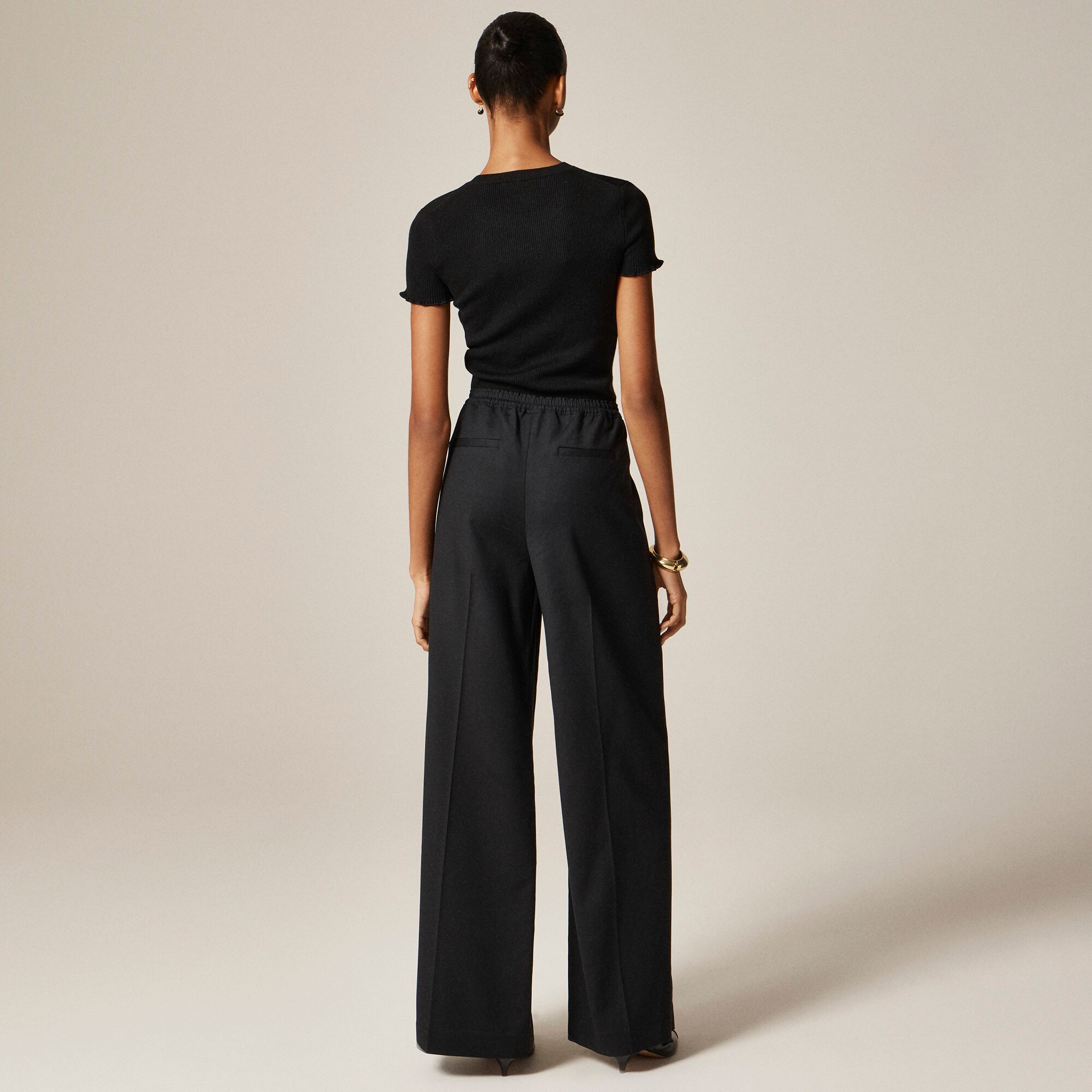 Stratus superwide pant in city twill