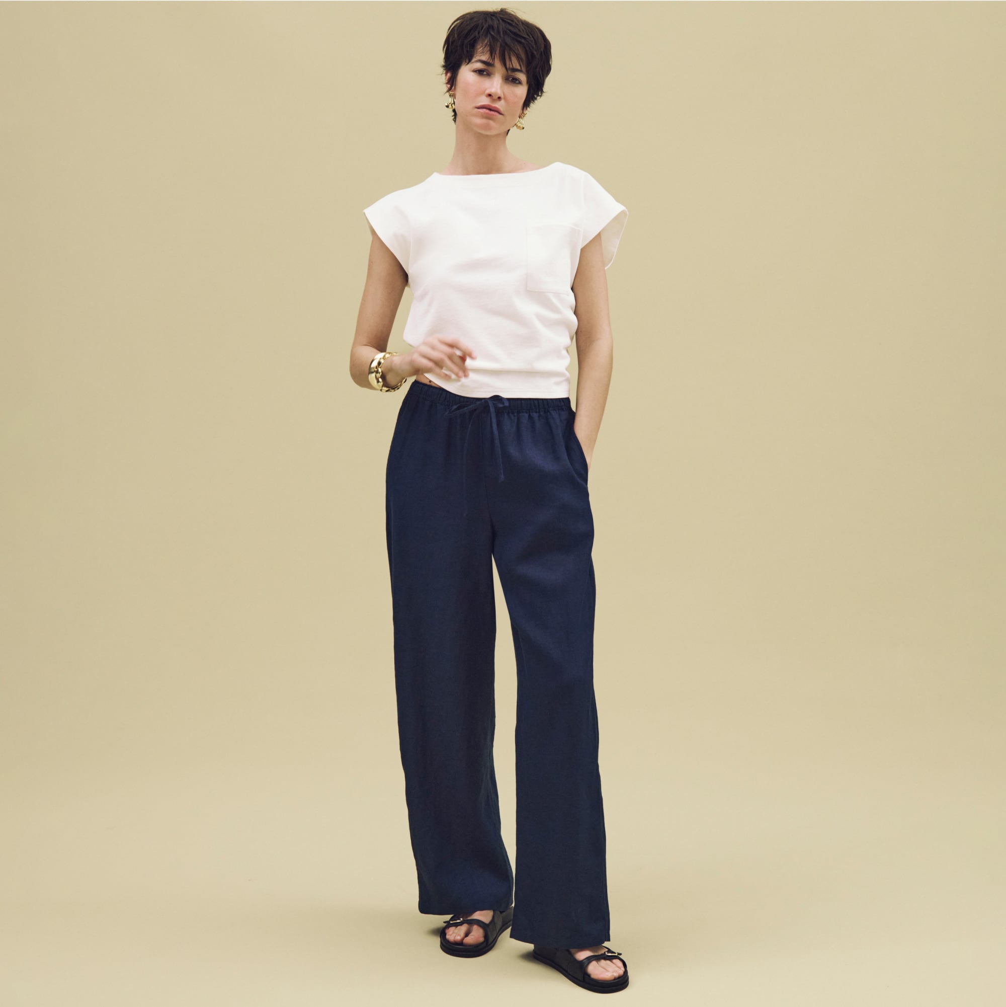 womens New Soleil pant in linen