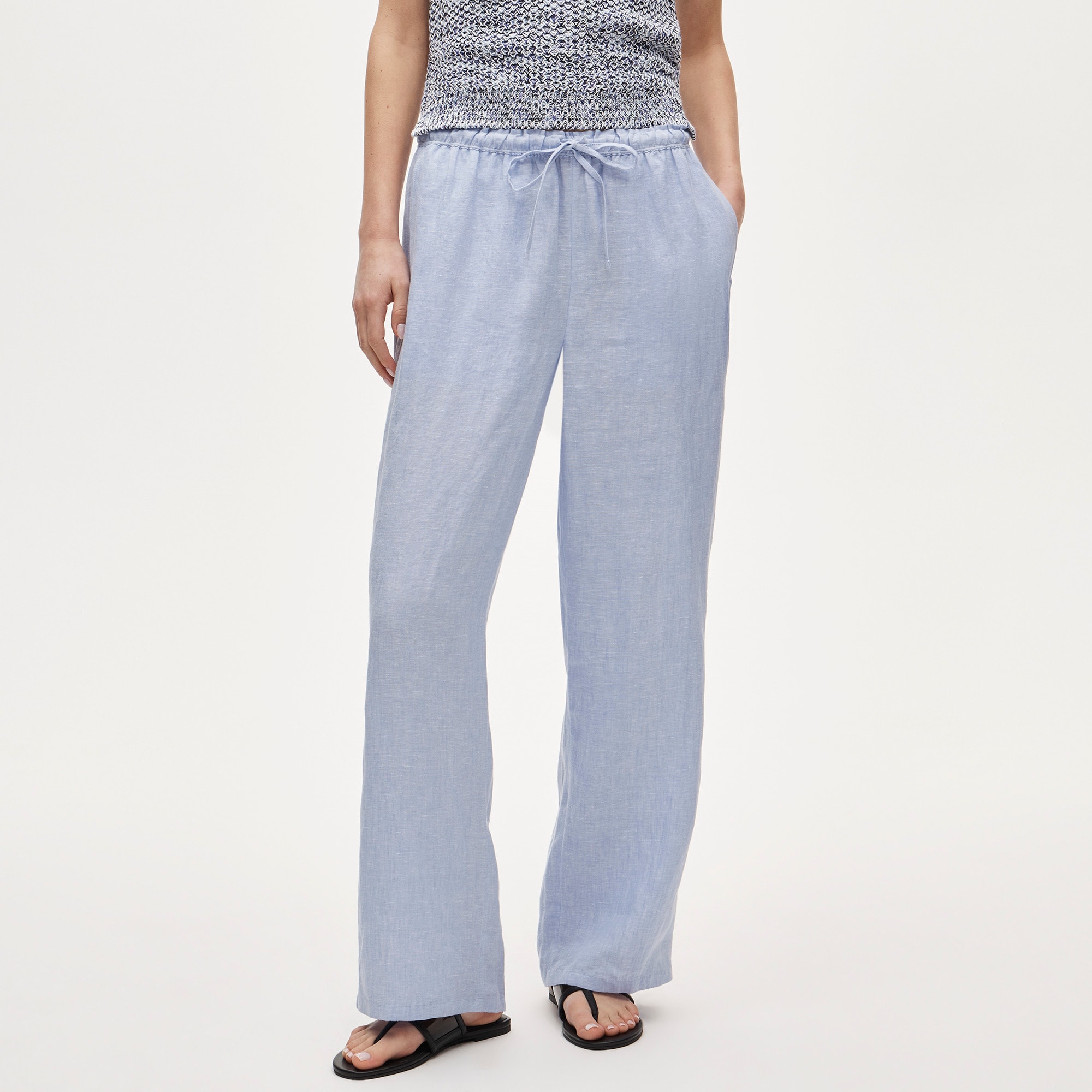 Soleil Pant In Linen For Women | J.Crew