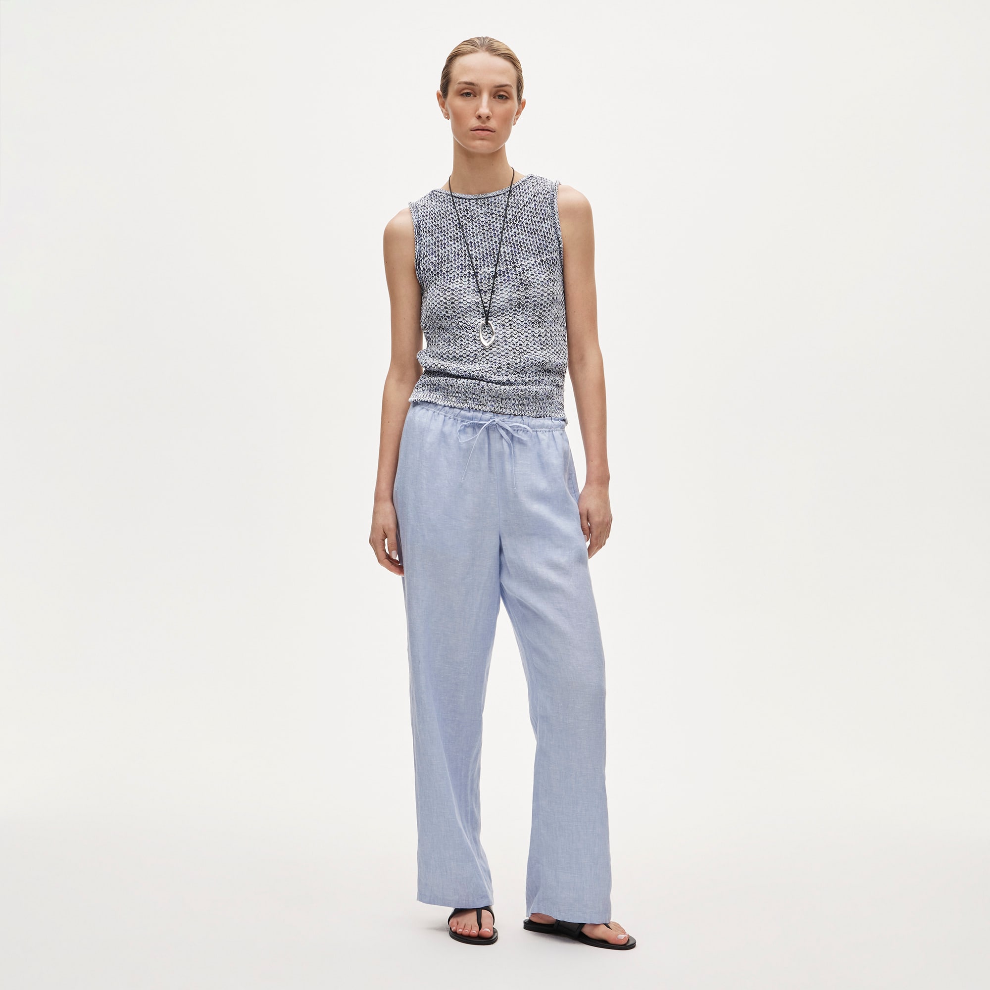 Soleil Pant In Linen For Women | J.Crew