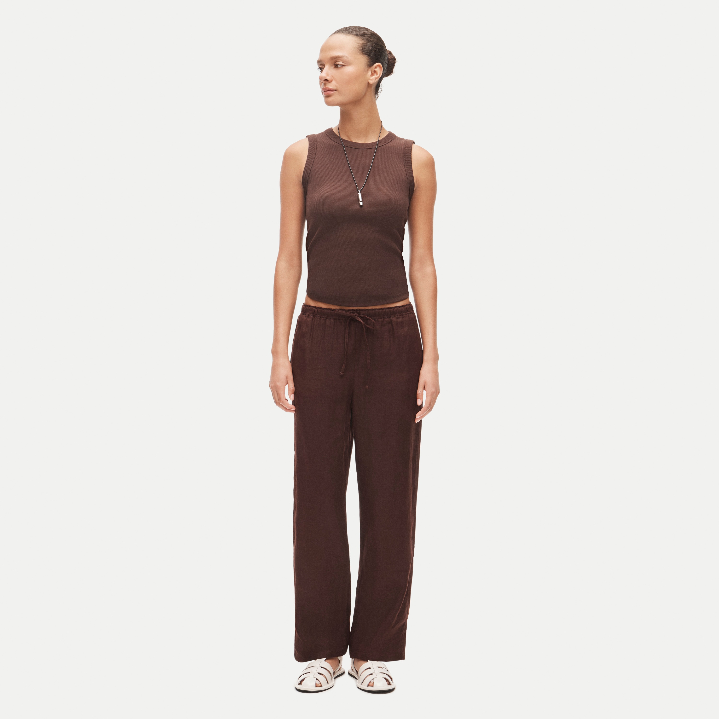 Soleil Pant In Linen For Women | J.Crew