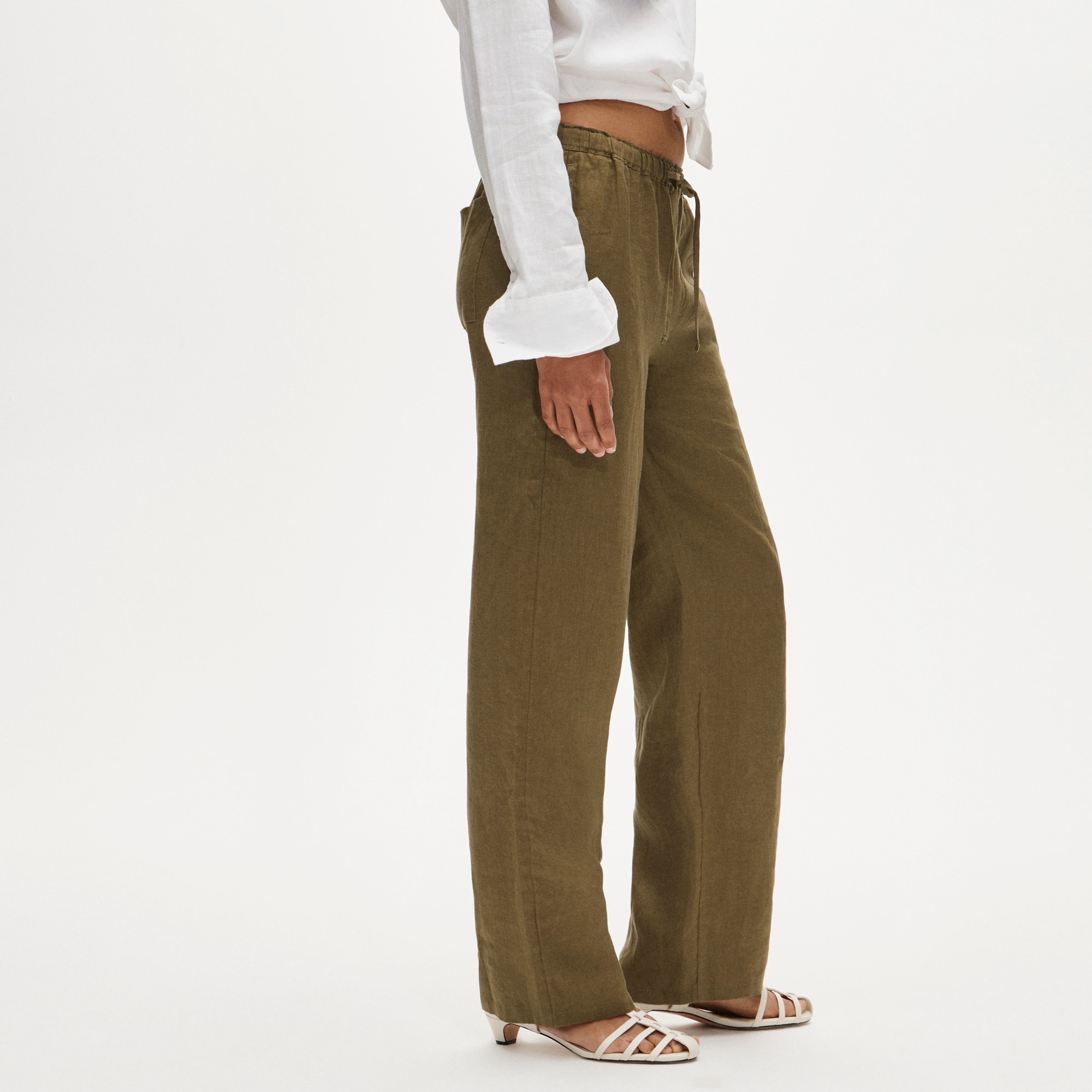 Soleil Pant In Linen For Women | J.Crew