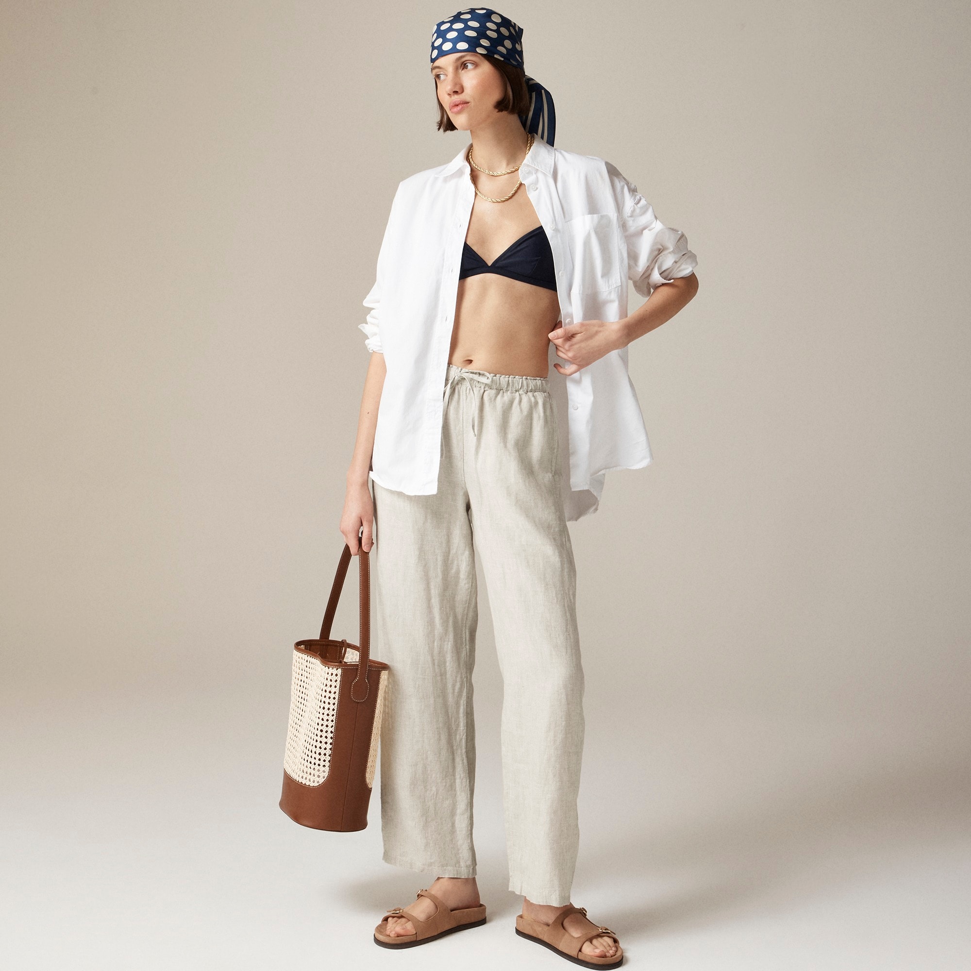 womens New Soleil pant in linen