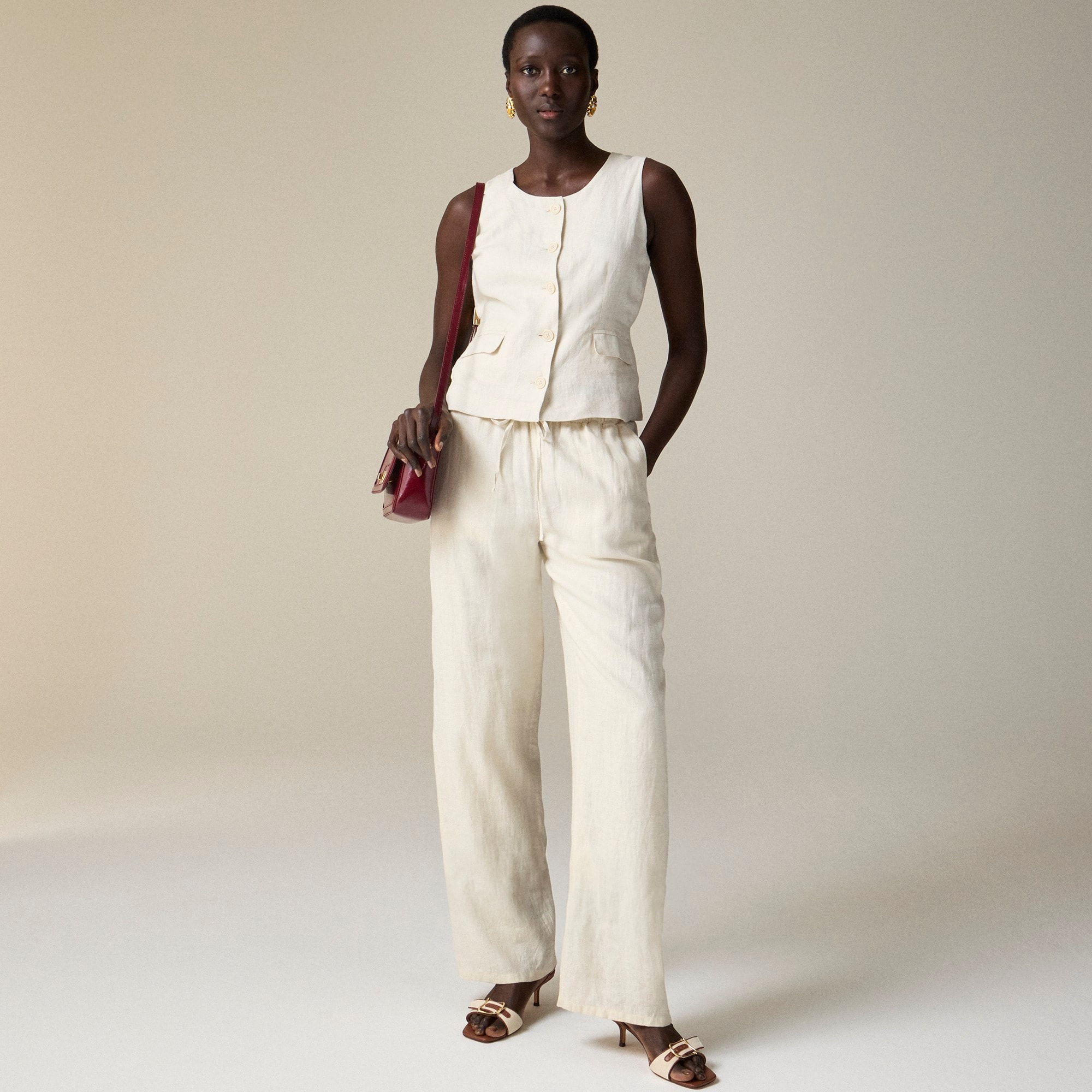 womens New Soleil pant in linen