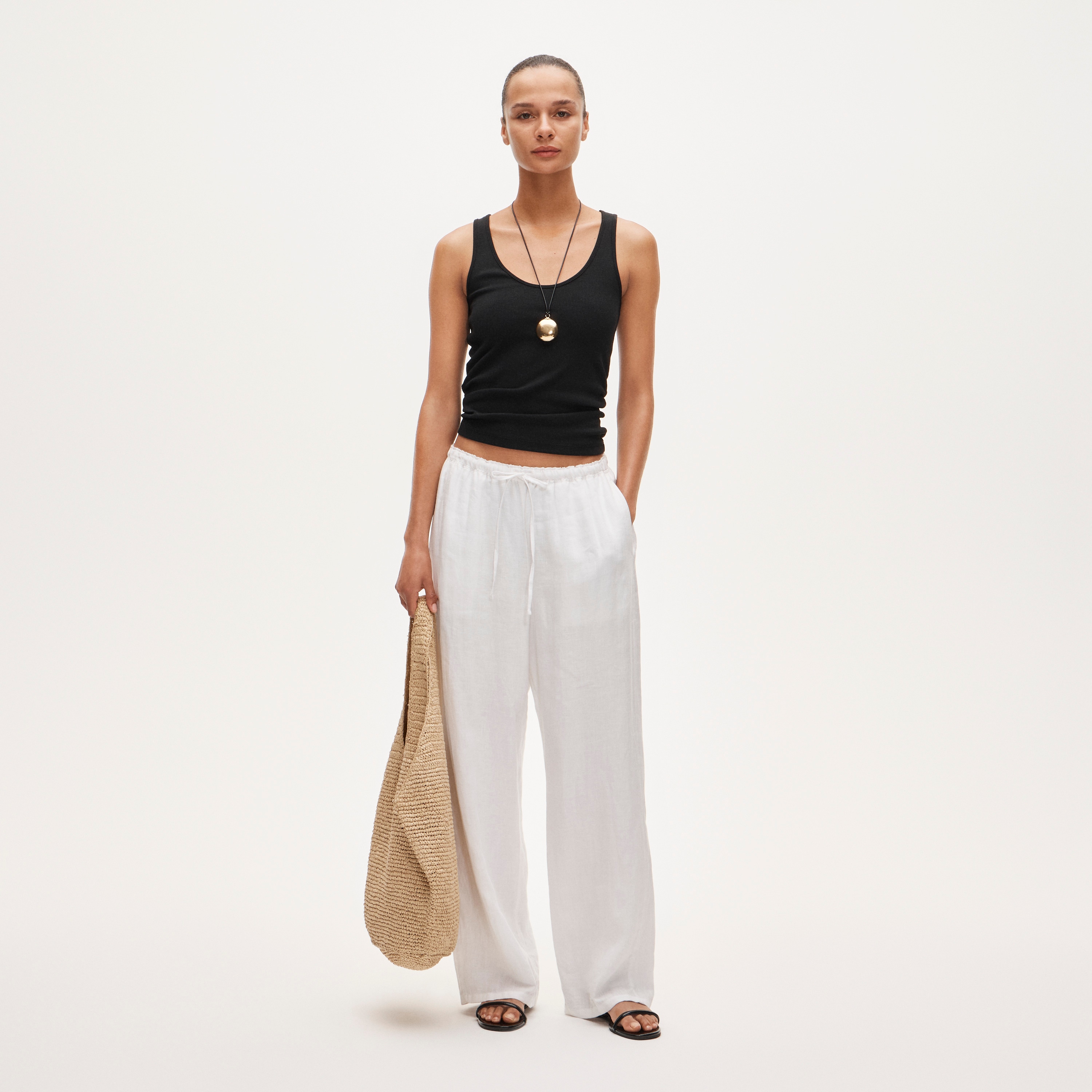 Soleil Pant In Linen For Women | J.Crew