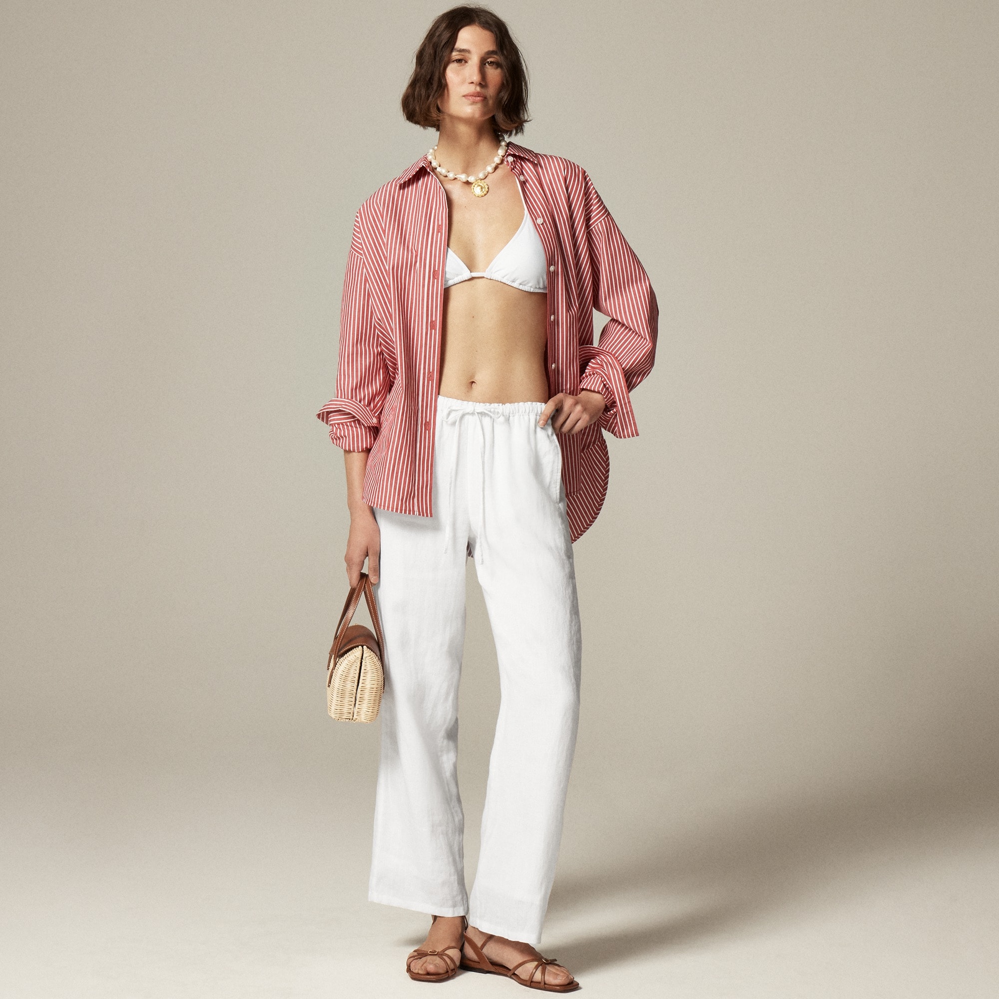 womens New Soleil pant in linen