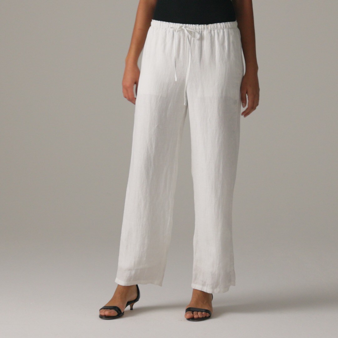 New Soleil Pant In Linen For Women | J.Crew