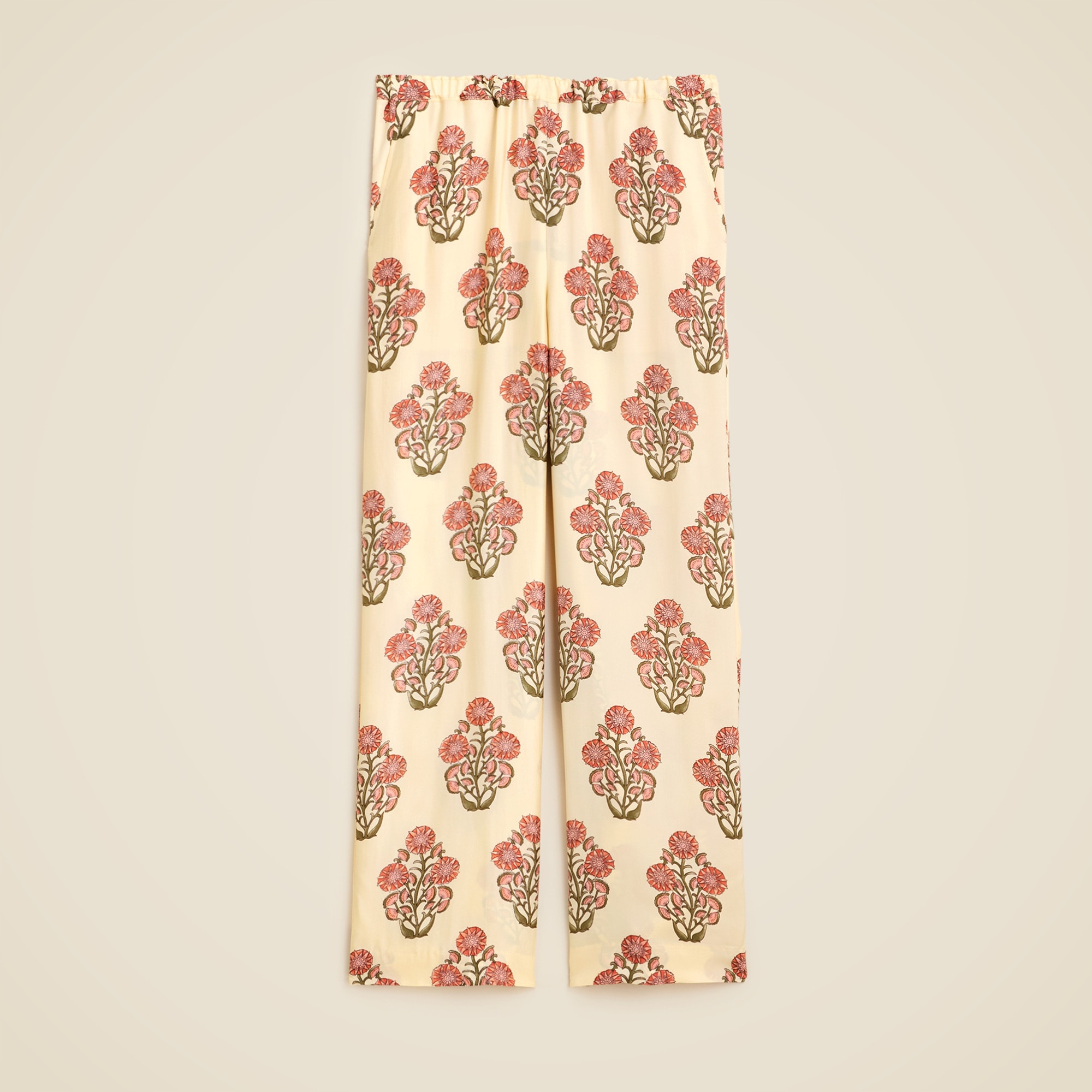Cropped Stratus pant in block print