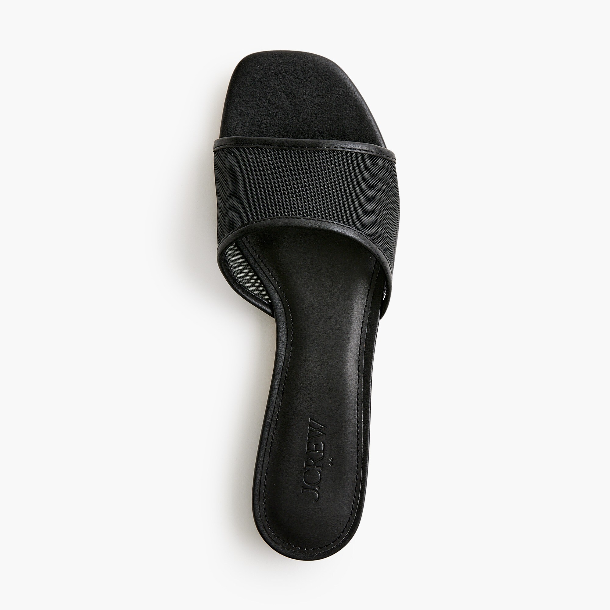 Mesh slide sandals