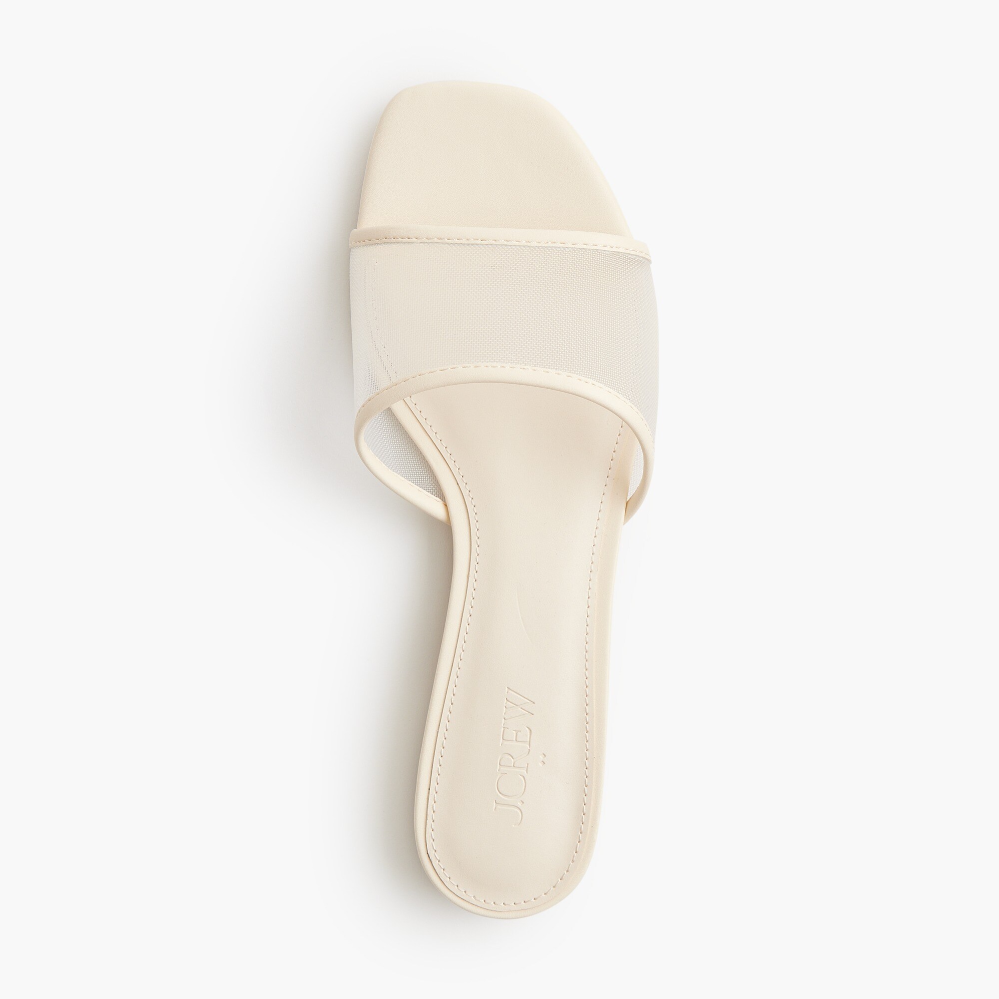 Mesh slide sandals