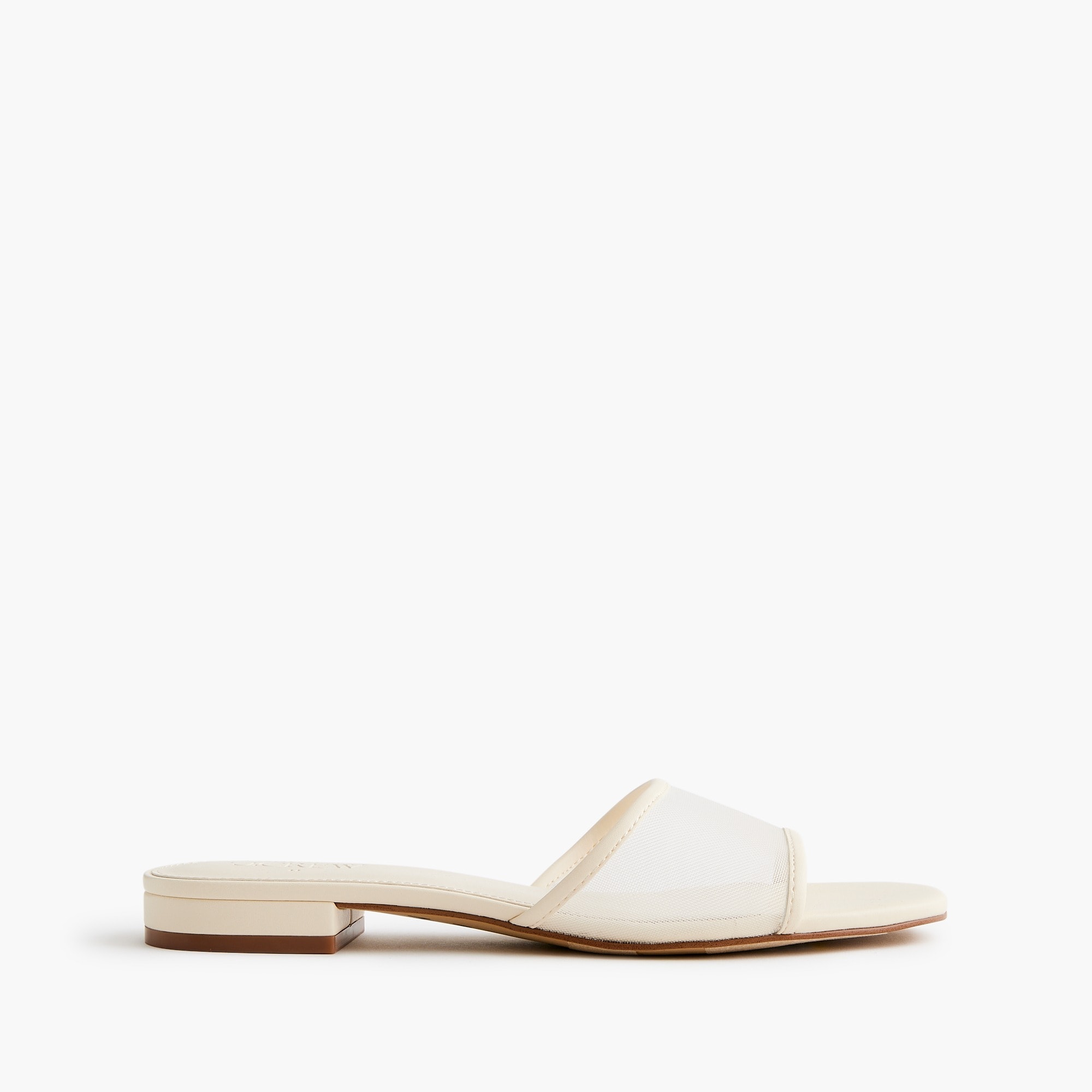 Mesh slide sandals