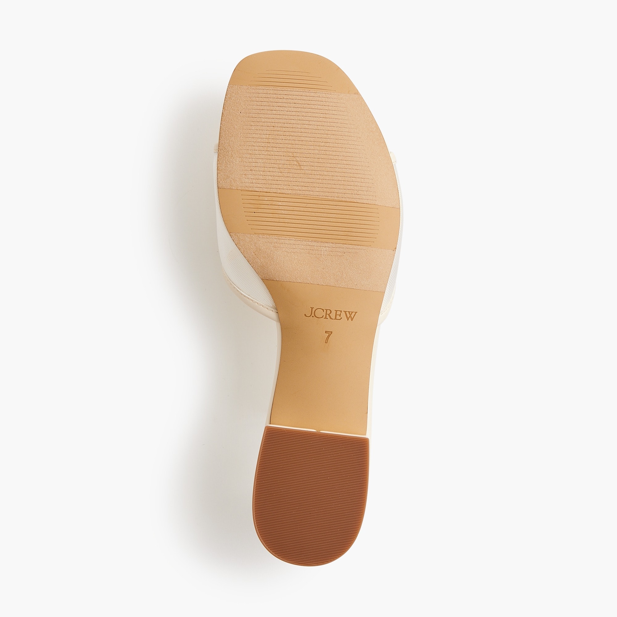 Mesh slide sandals