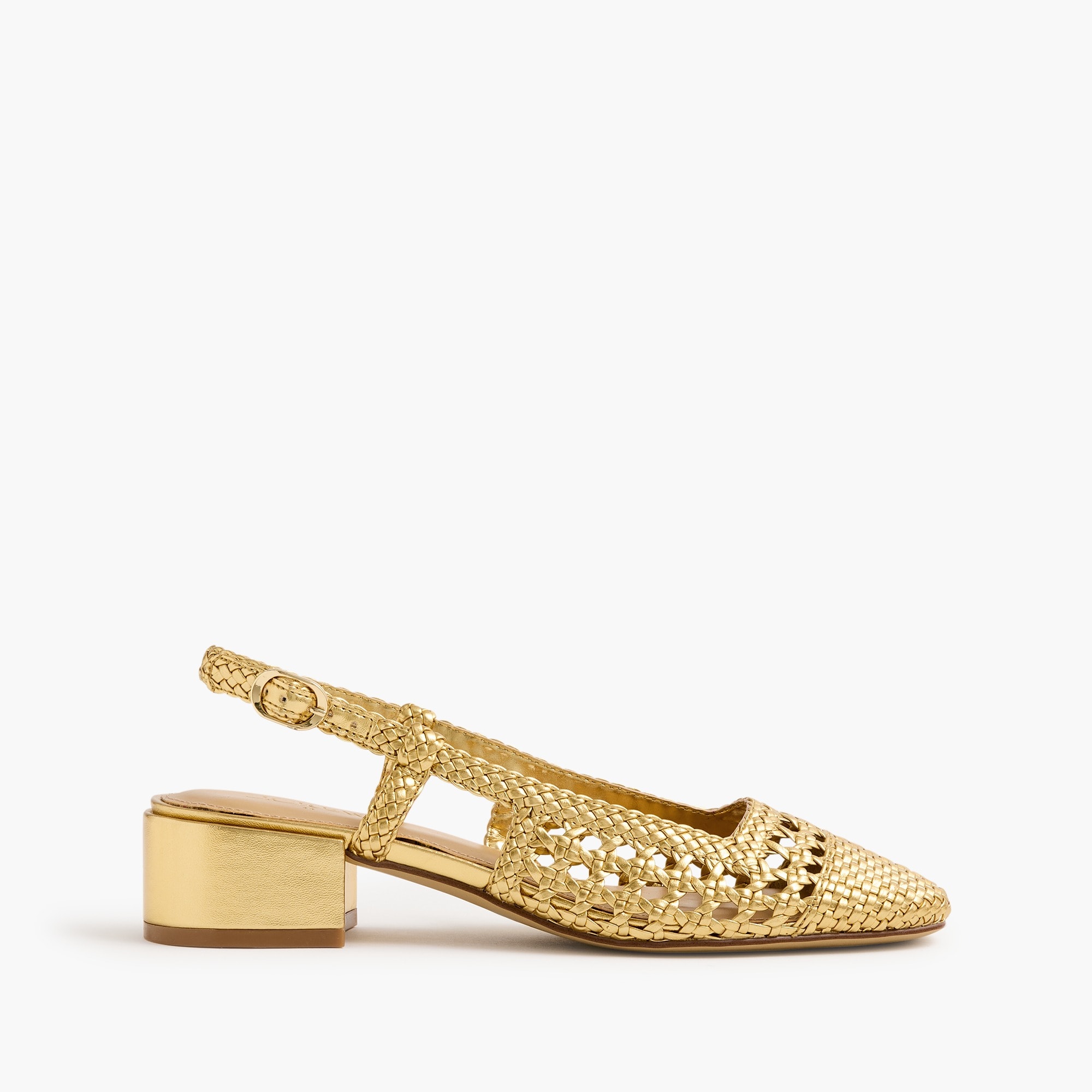 Woven Slingback Heels For Women | Factory