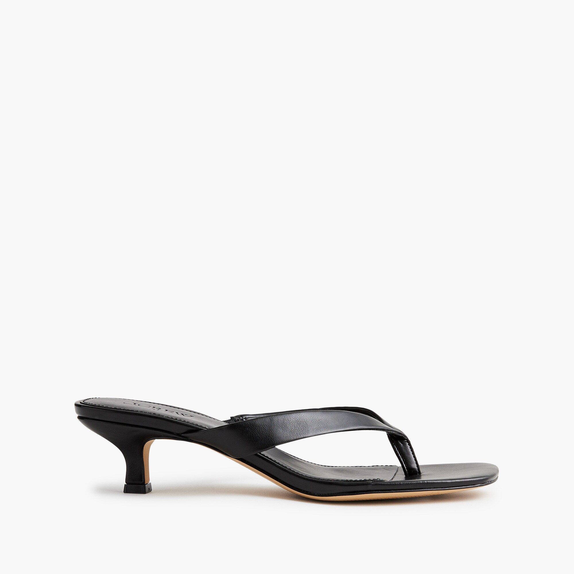 Kitten-heel sandals