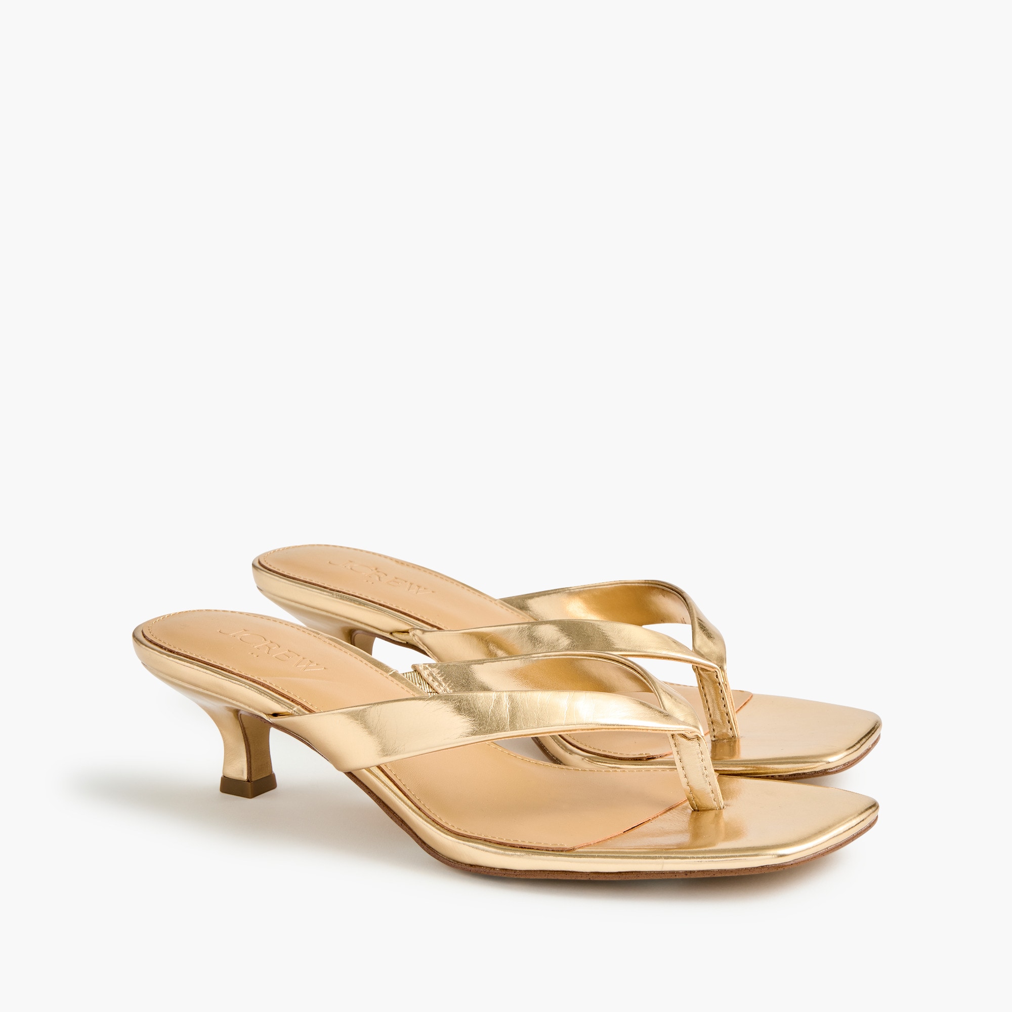 Kitten-heel sandals