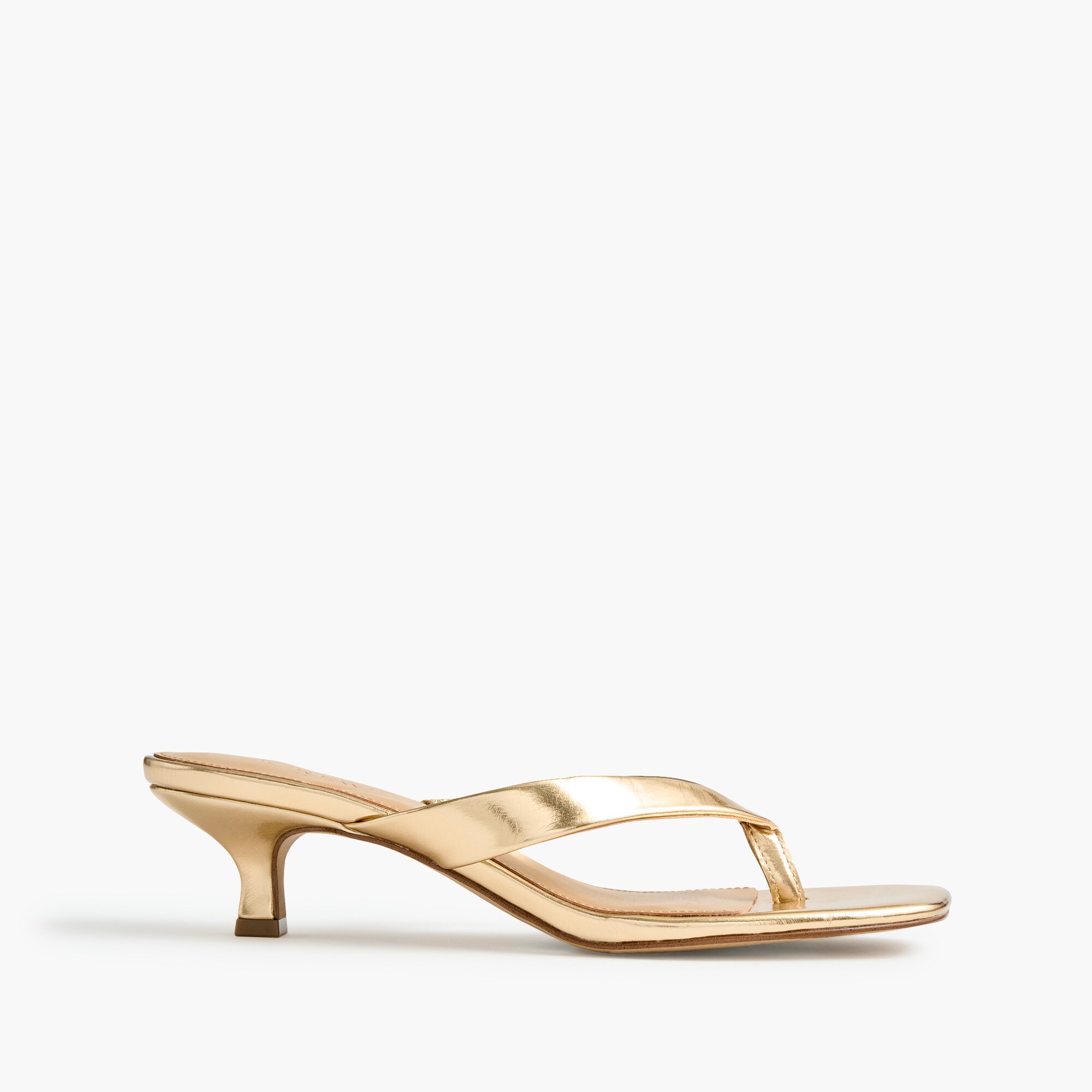 Kitten-heel sandals