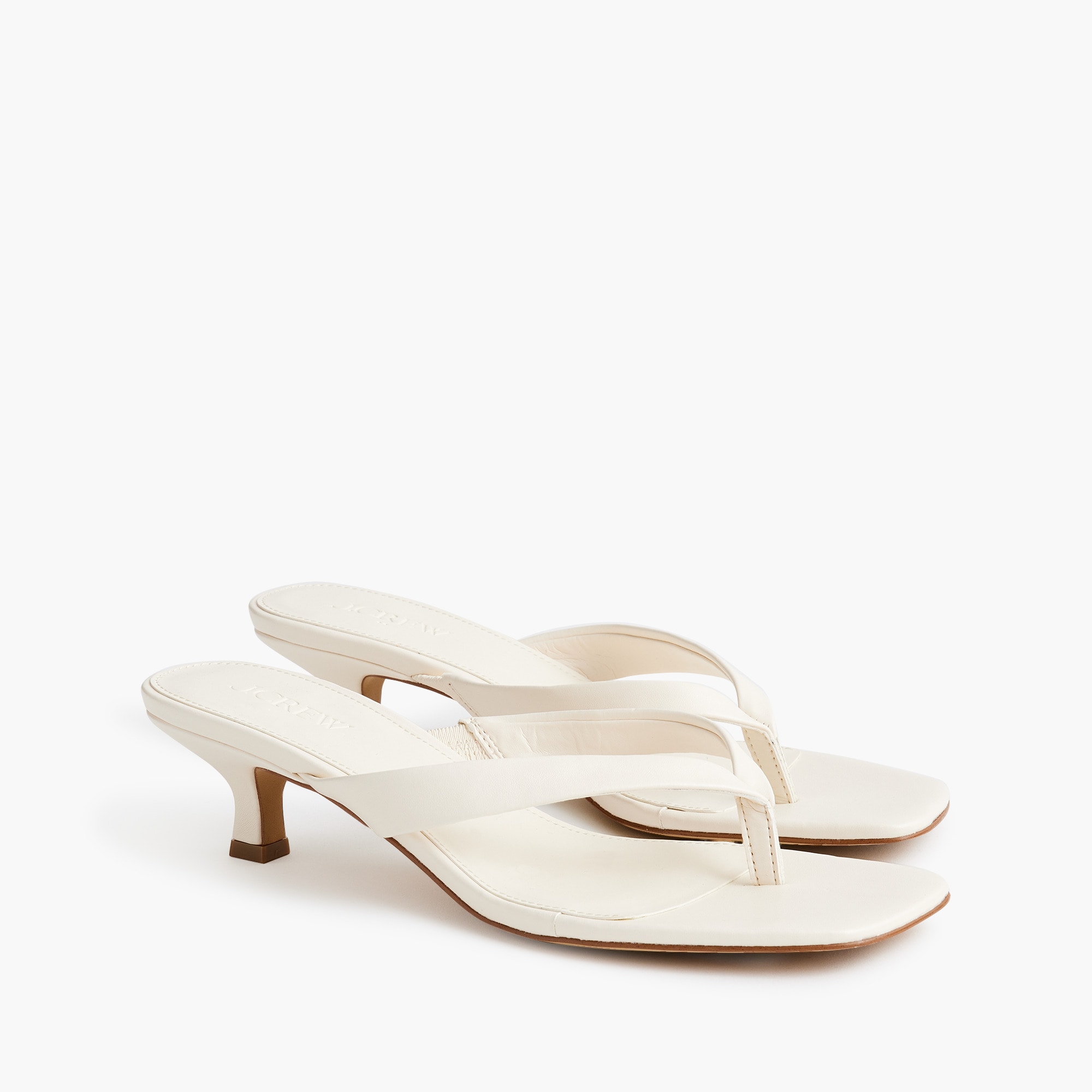 Kitten-heel sandals