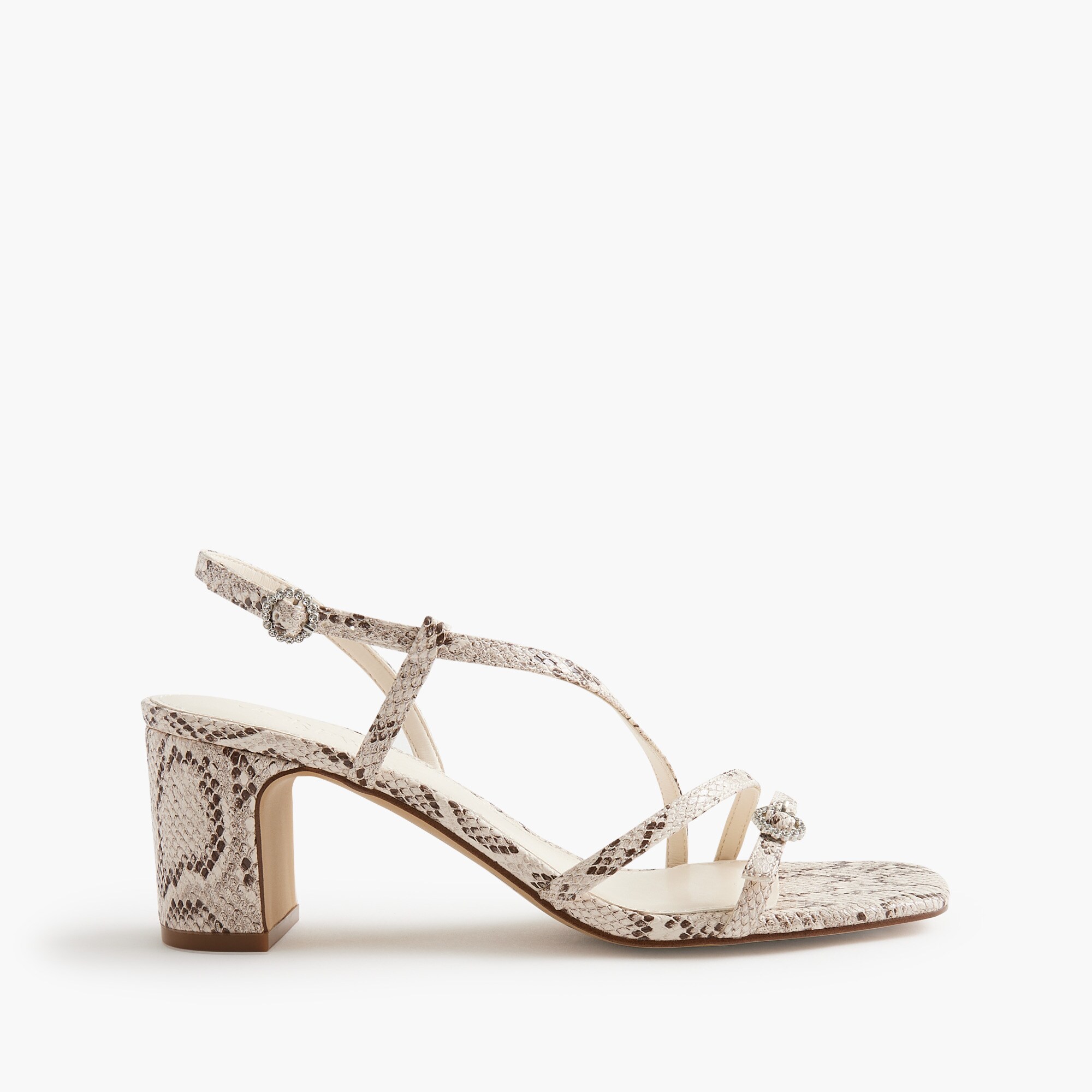 Strappy heeled sandals