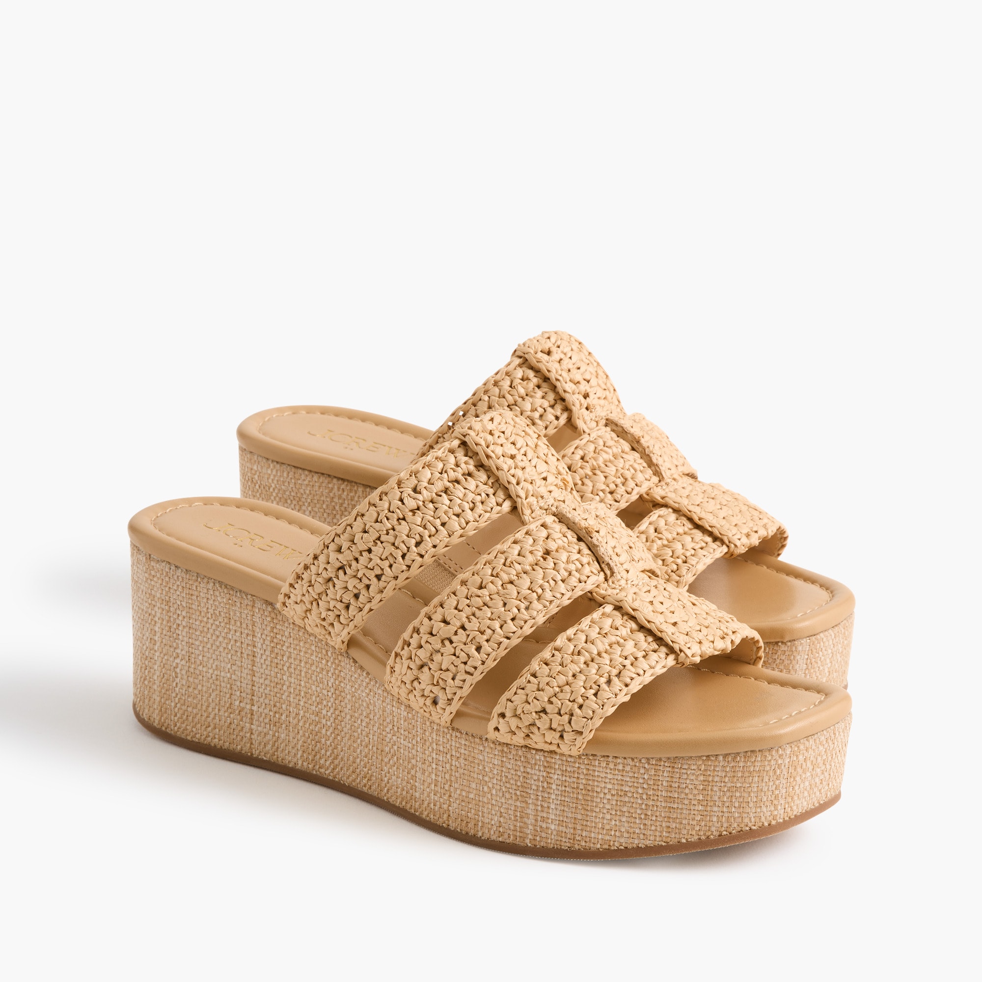 fisherman flat-form wedges for women