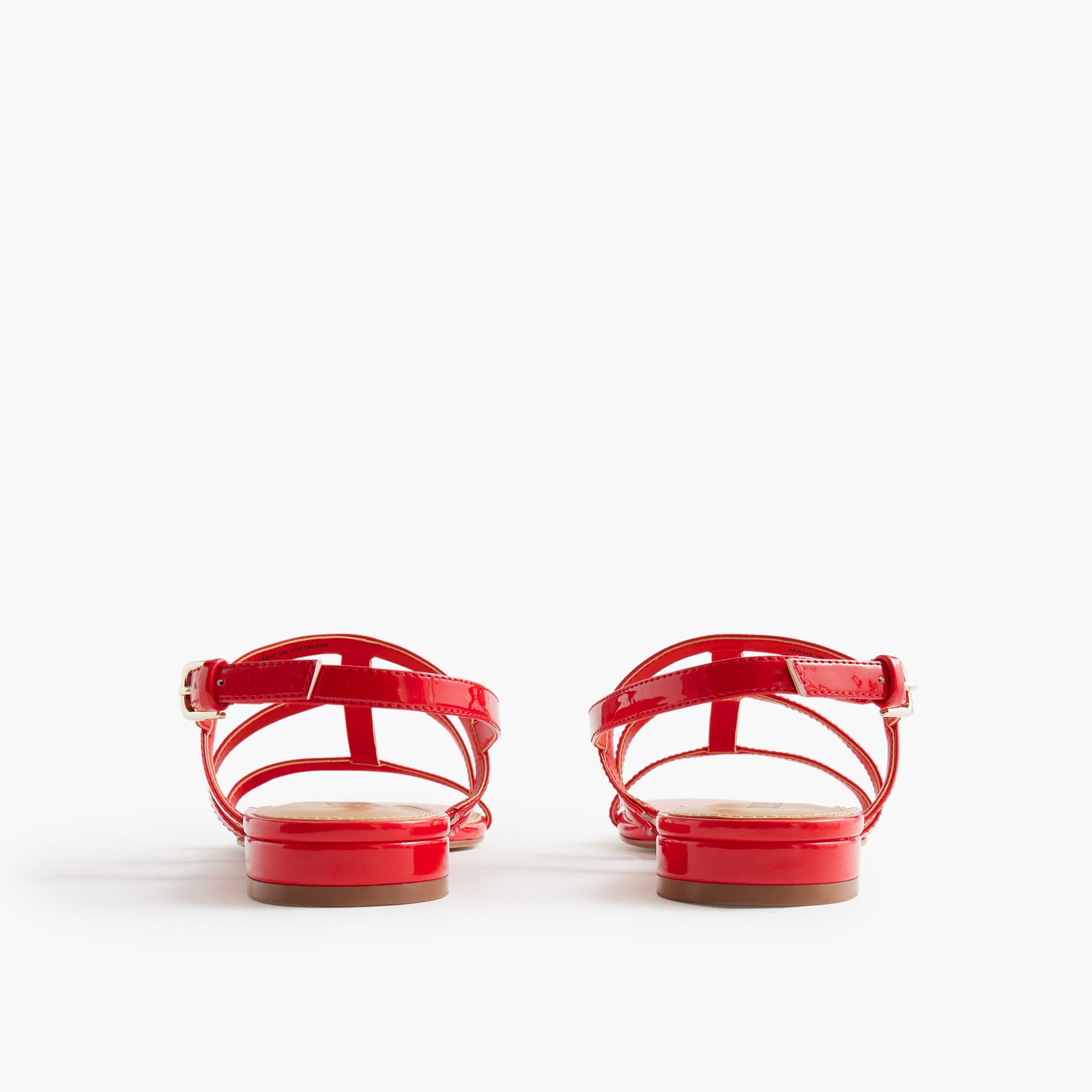 Caged ankle-strap sandals