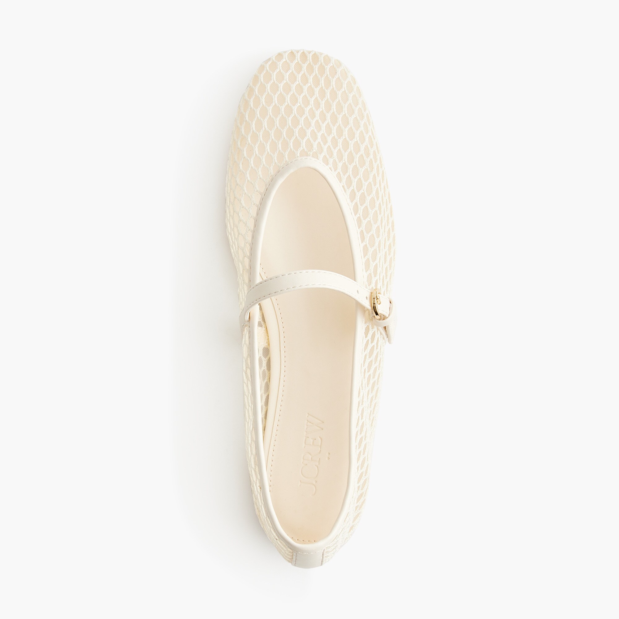 Mesh Mary Jane flats