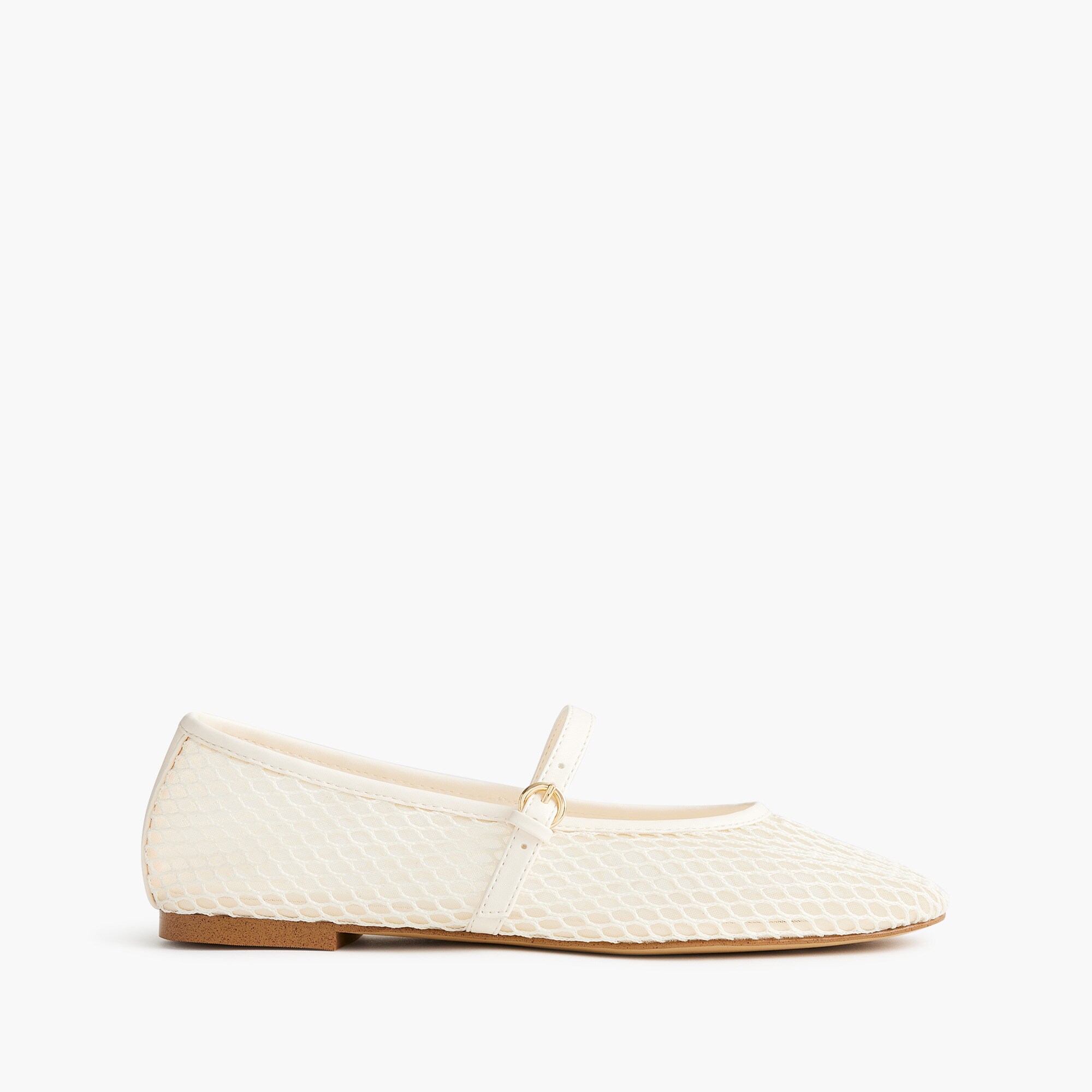 Mesh Mary Jane flats