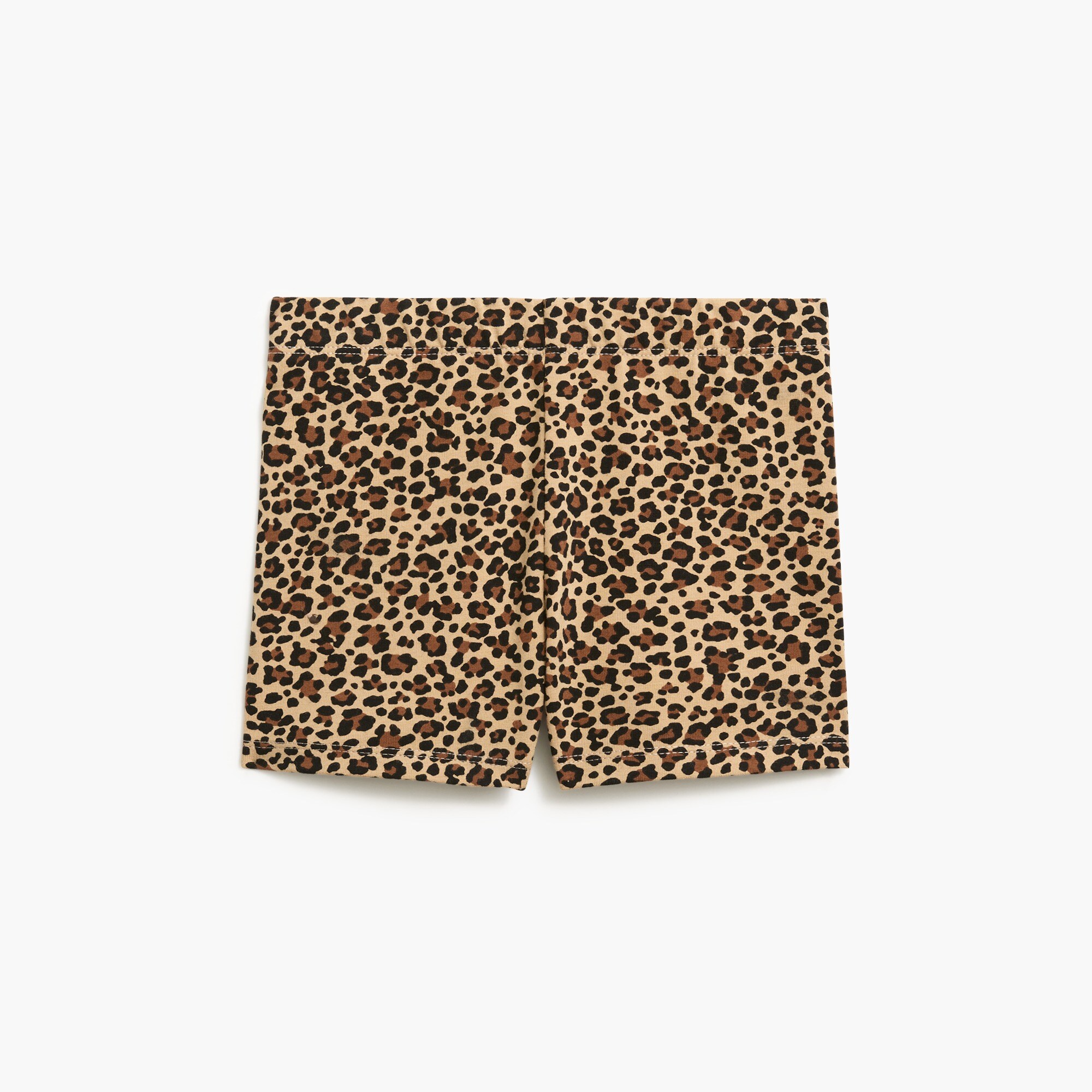 Girls' leopard handstand short