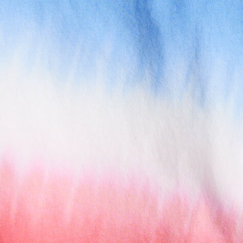 Boys' tie-dye tee RED WHITE BLUE