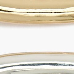 Metal oval hair clips set-of-two GOLD factory: metal oval hair clips set-of-two for women