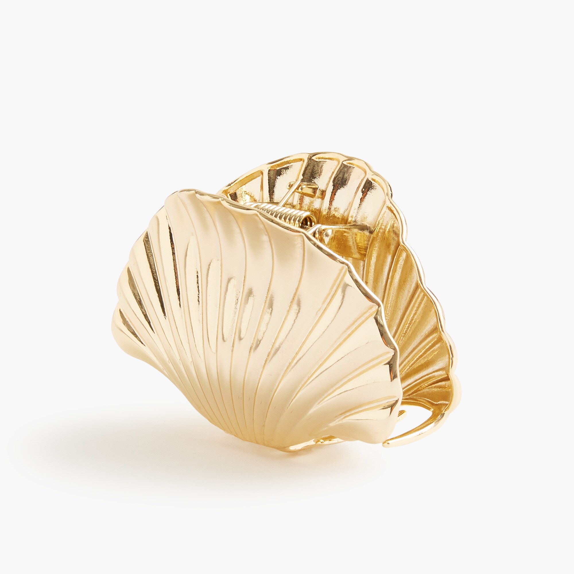 Metallic shell claw clip