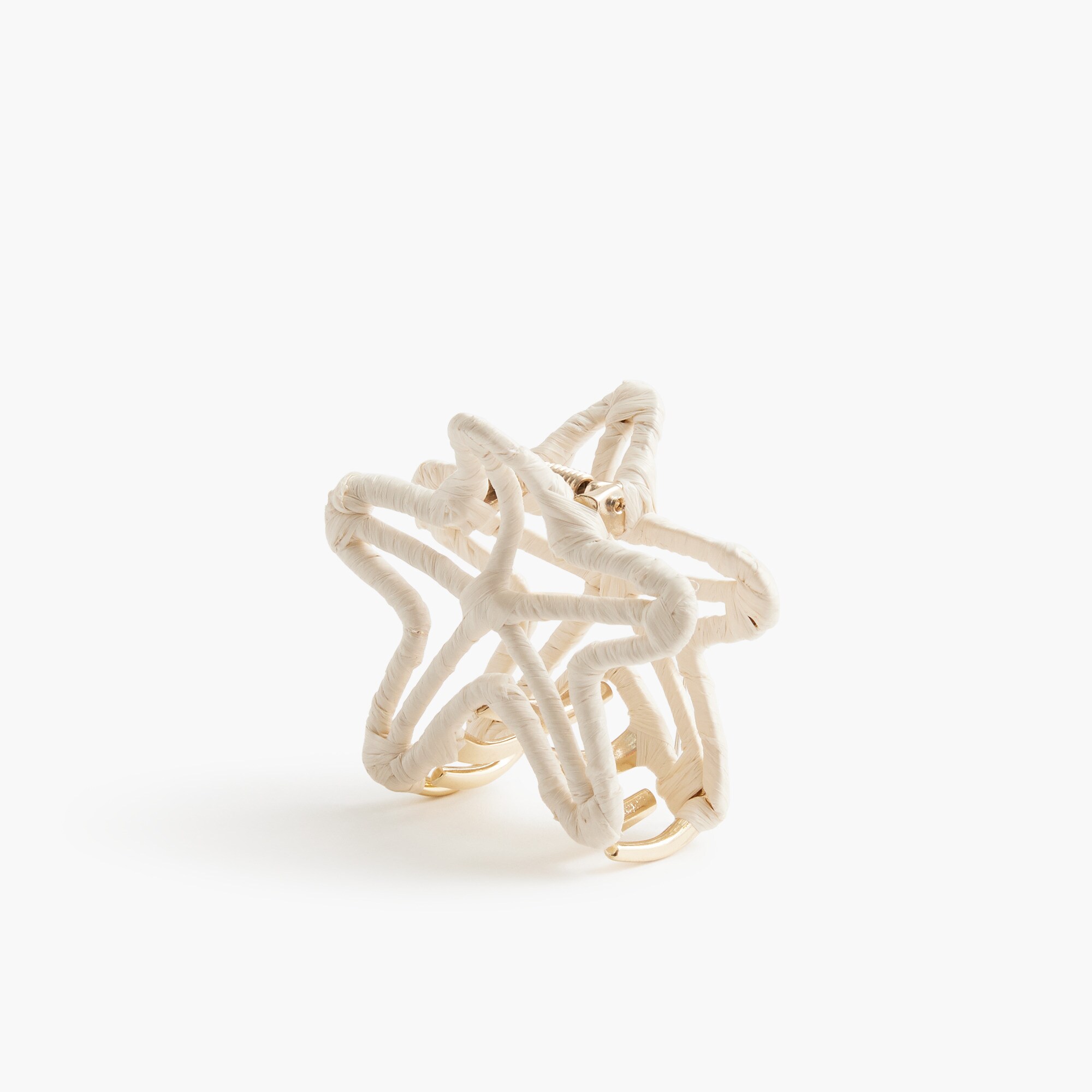 Straw starfish claw clip