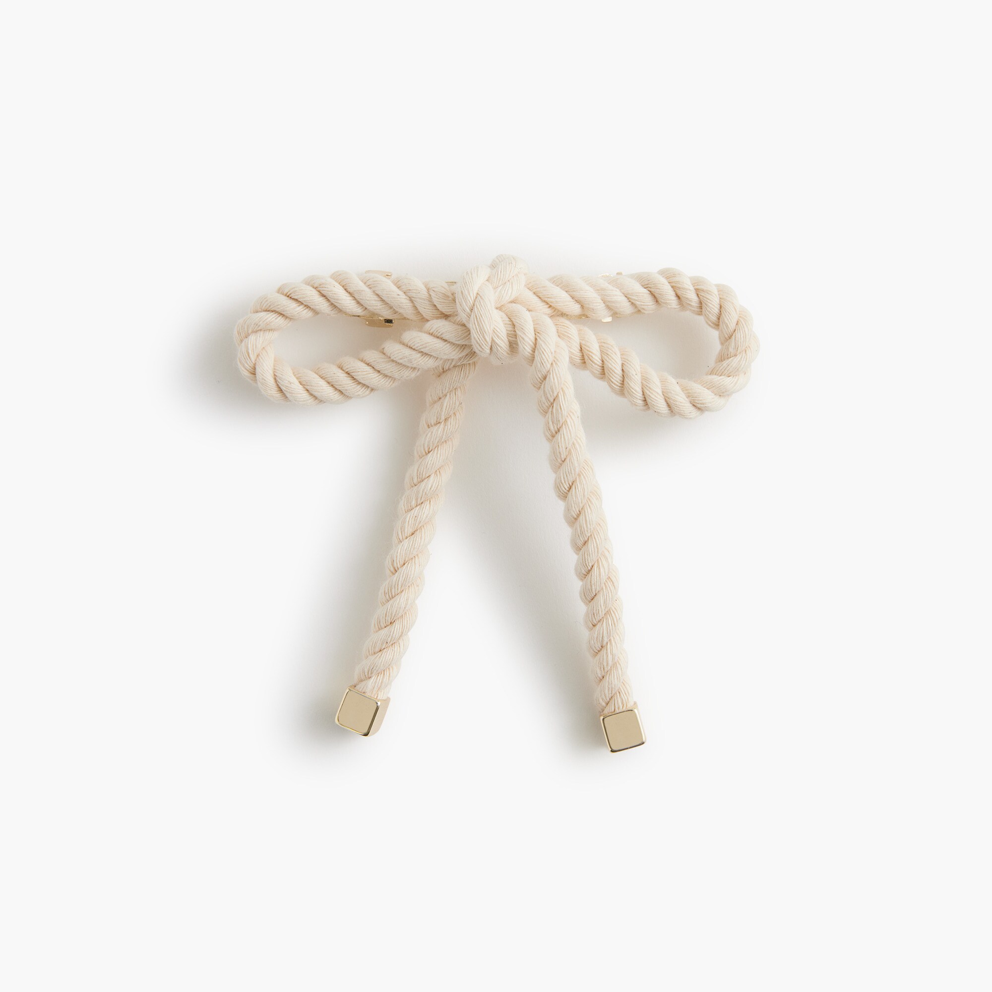 womens Rope bow barrette